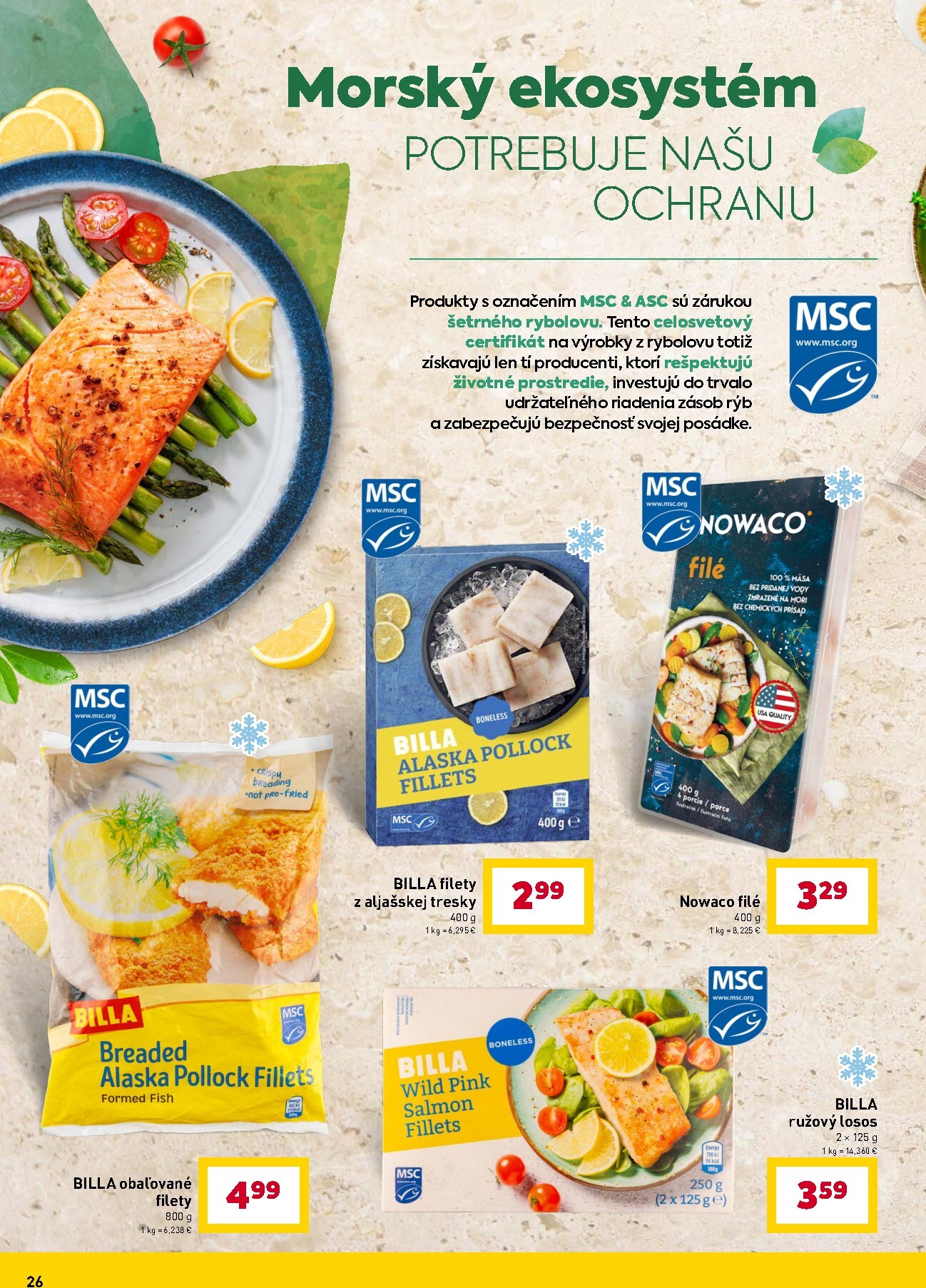 billa - Aktuálny leták Billa - Zdravie a udržateľnosť platný od utorka, 07.04.2026 do utorka, 28.04.2026 - page: 26