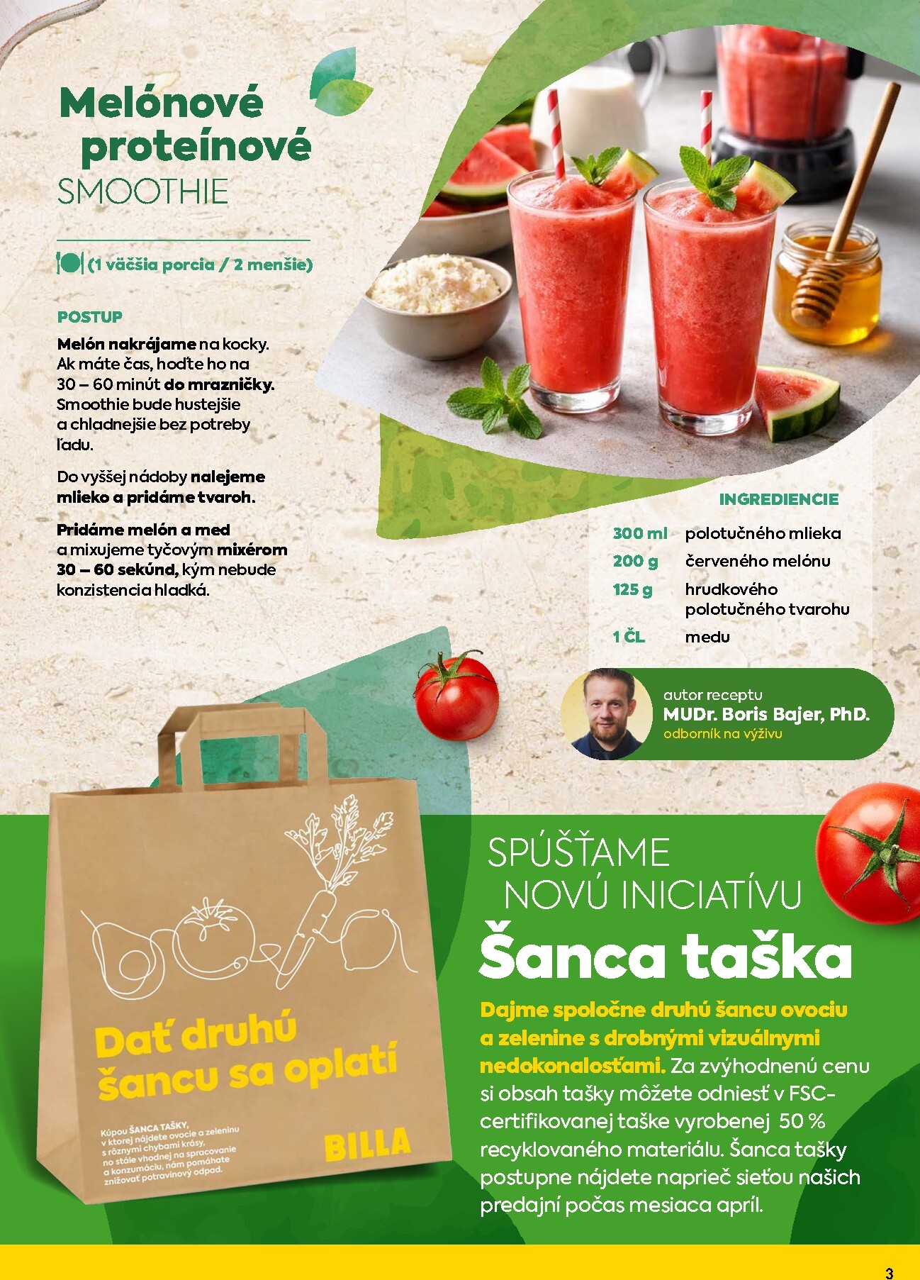 billa - Aktuálny leták Billa - Zdravie a udržateľnosť platný od utorka, 07.04.2026 do utorka, 28.04.2026 - page: 3