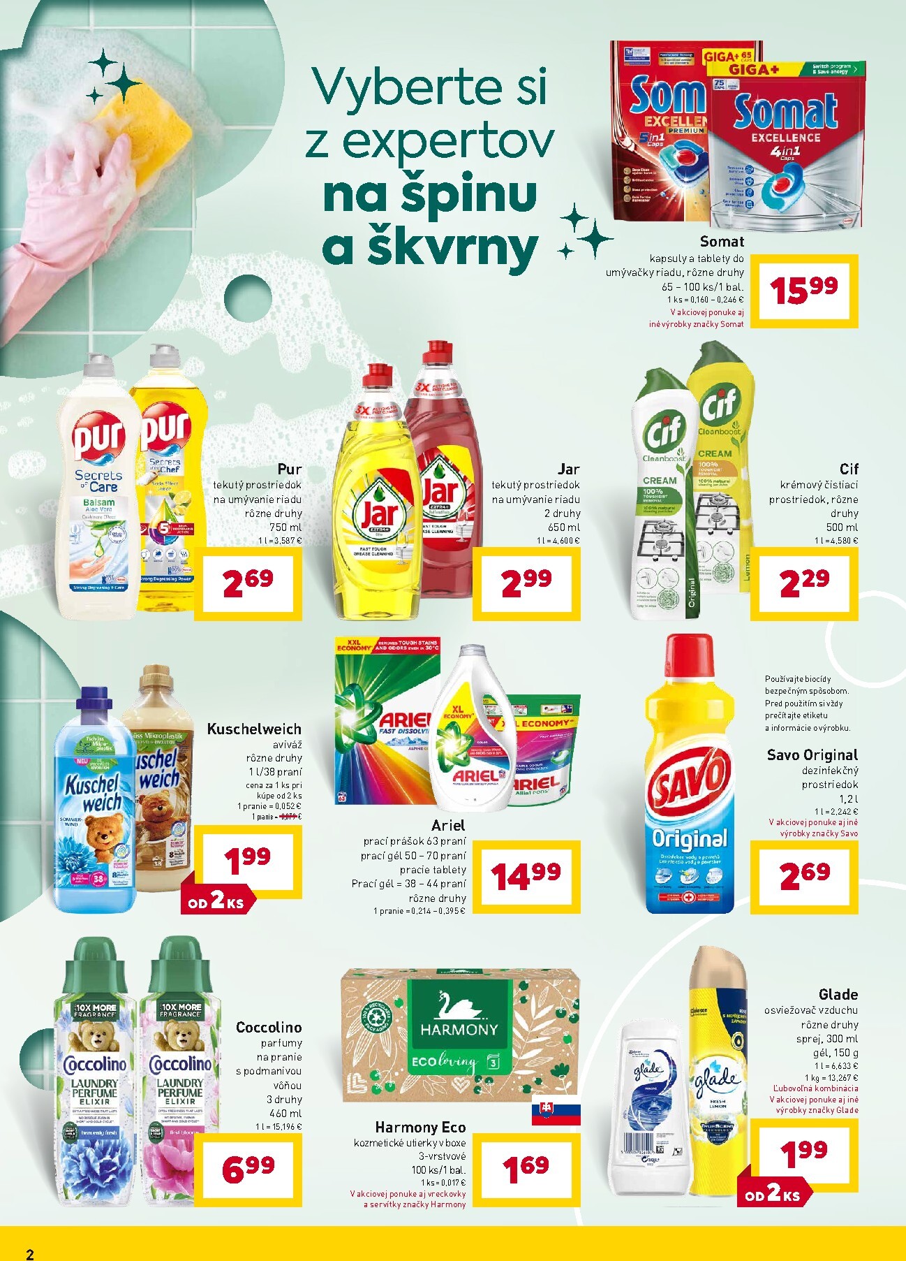 billa - Aktuálny leták Billa - Upratovanie platný od utorka, 07.04.2026 do utorka, 28.04.2026 - page: 2