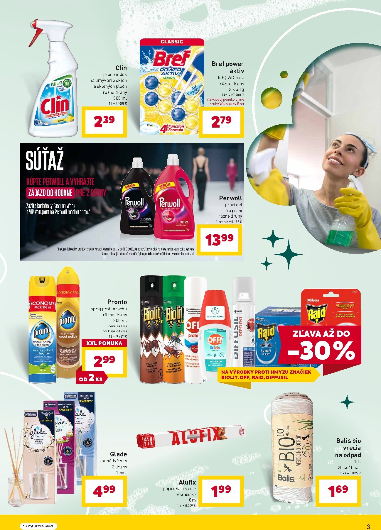 billa - Aktuálny leták Billa - Upratovanie platný od utorka, 07.04.2026 do utorka, 28.04.2026 - page: 3
