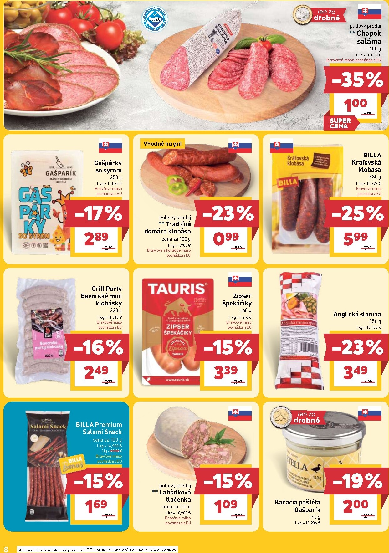 billa - Aktuálny leták Billa od stredy, 22.04.2026 do utorka, 28.04.2026 - page: 10