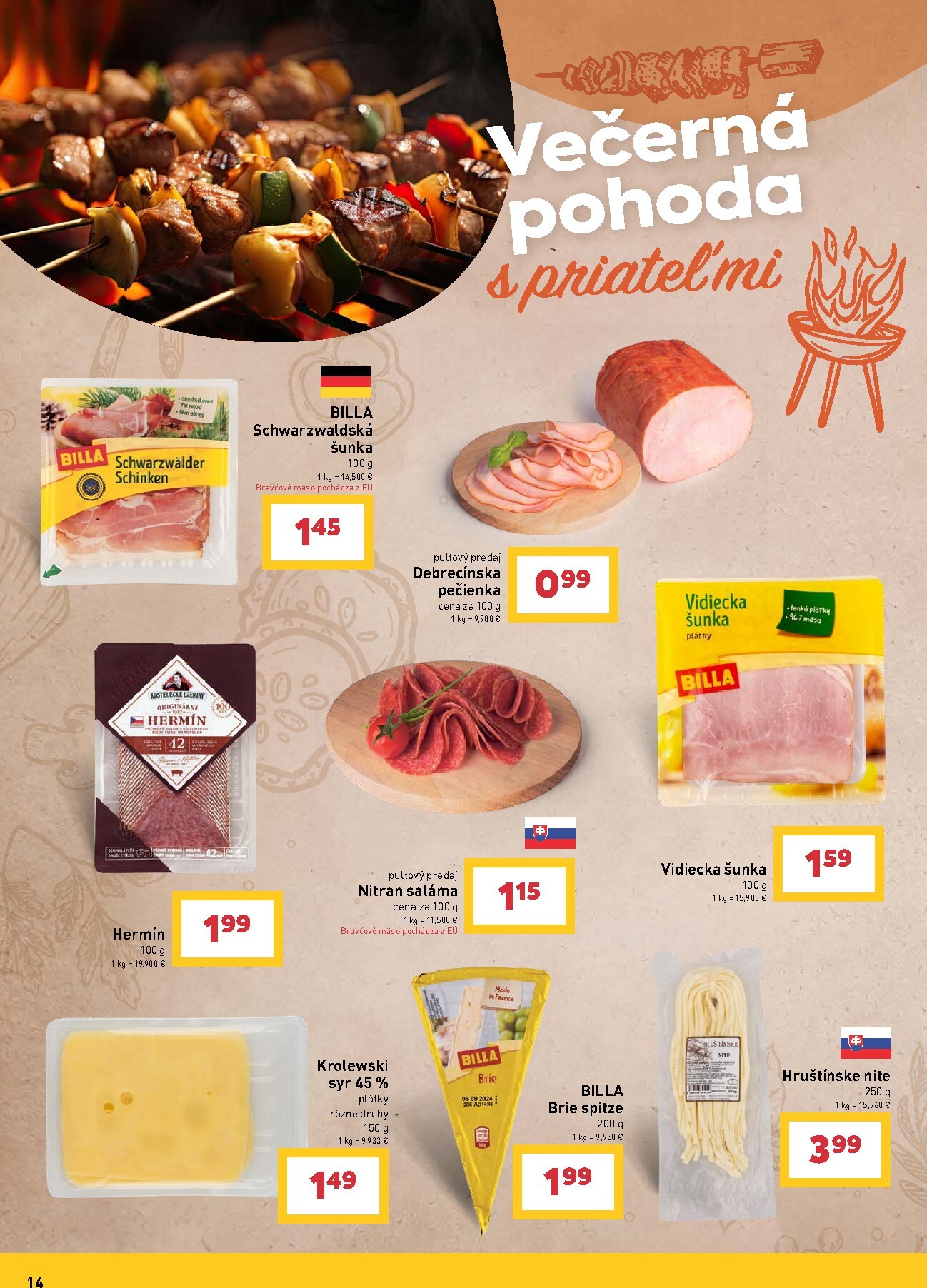 billa - Aktuálny leták Billa - Grilovanie od stredy, 29.04.2026 do utorka, 26.05.2026 - page: 14