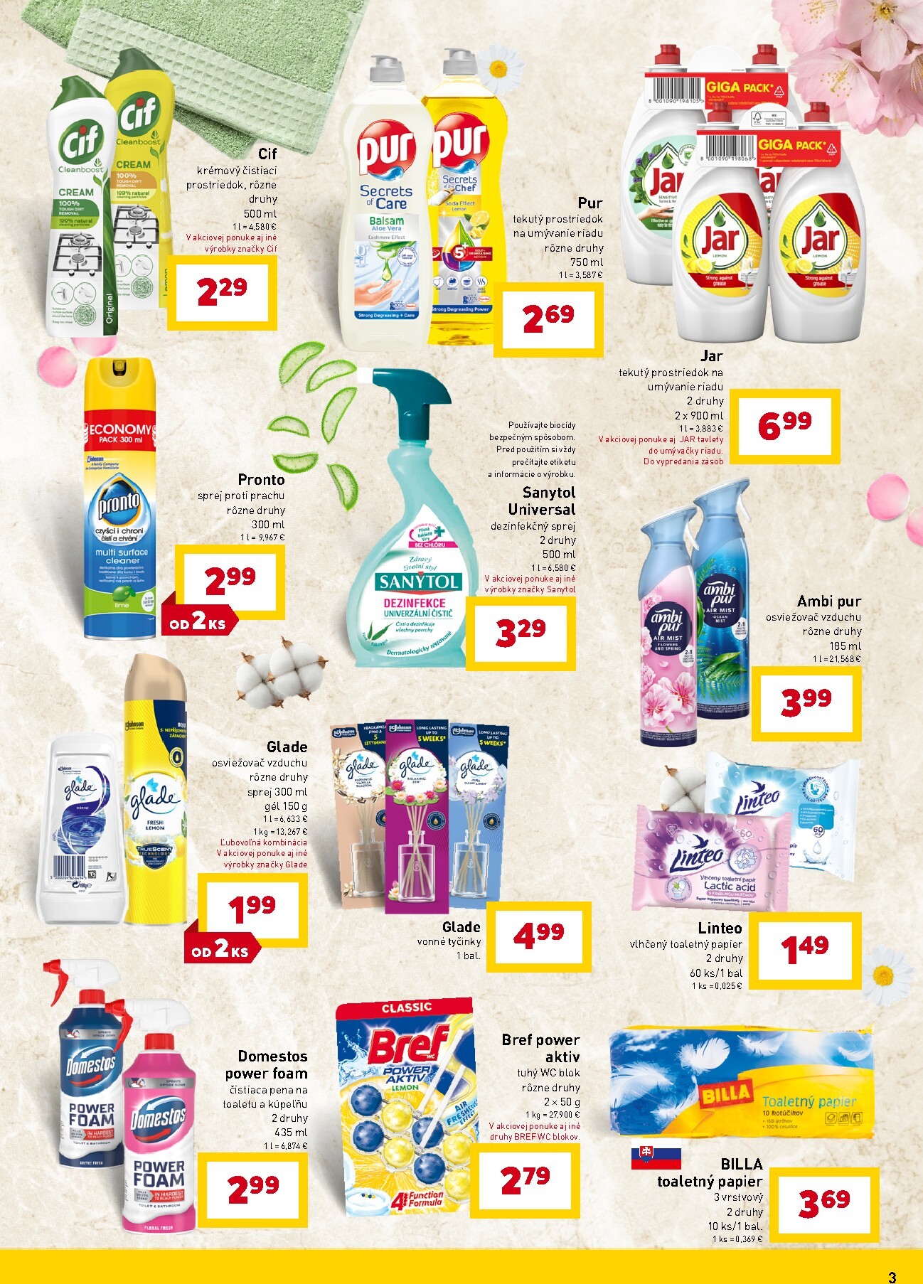 billa - Aktuálny leták Billa - Upratovanie od stredy, 29.04.2026 do utorka, 26.05.2026 - page: 3
