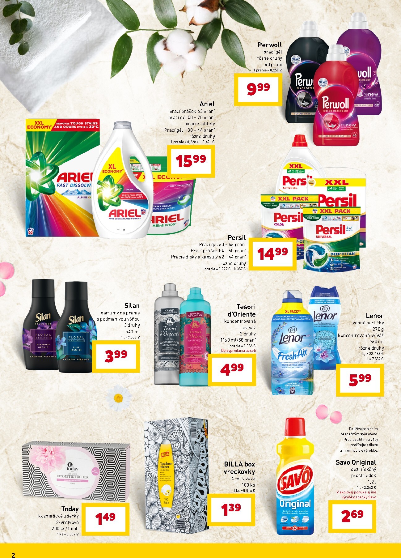 billa - Aktuálny leták Billa - Upratovanie od stredy, 29.04.2026 do utorka, 26.05.2026 - page: 2