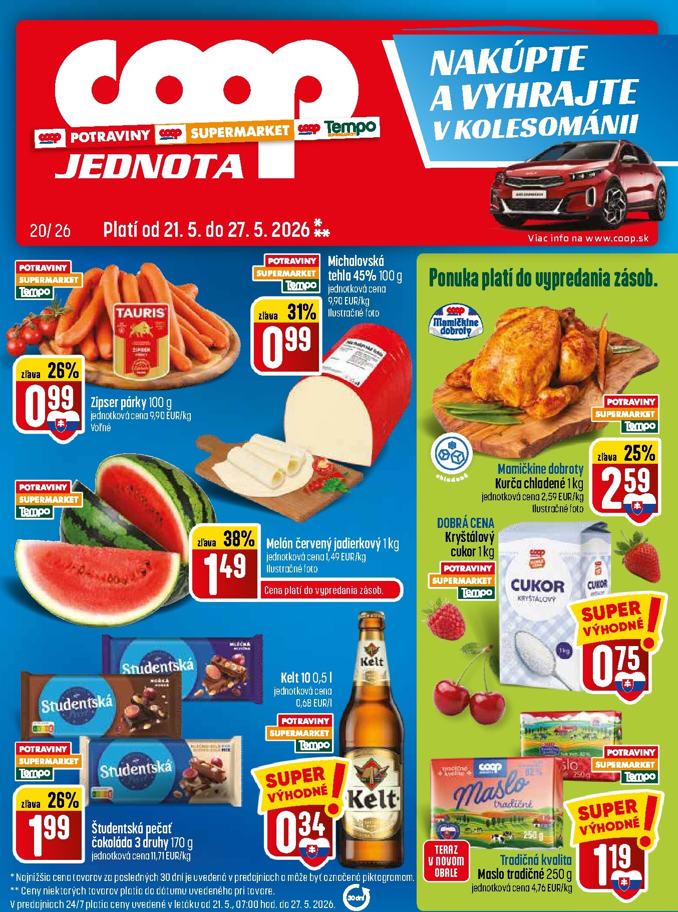 coop-jednota - Nový COOP Jednota leták od štvrtka, 21.05.2026 do stredy, 27.05.2026 - page: 1