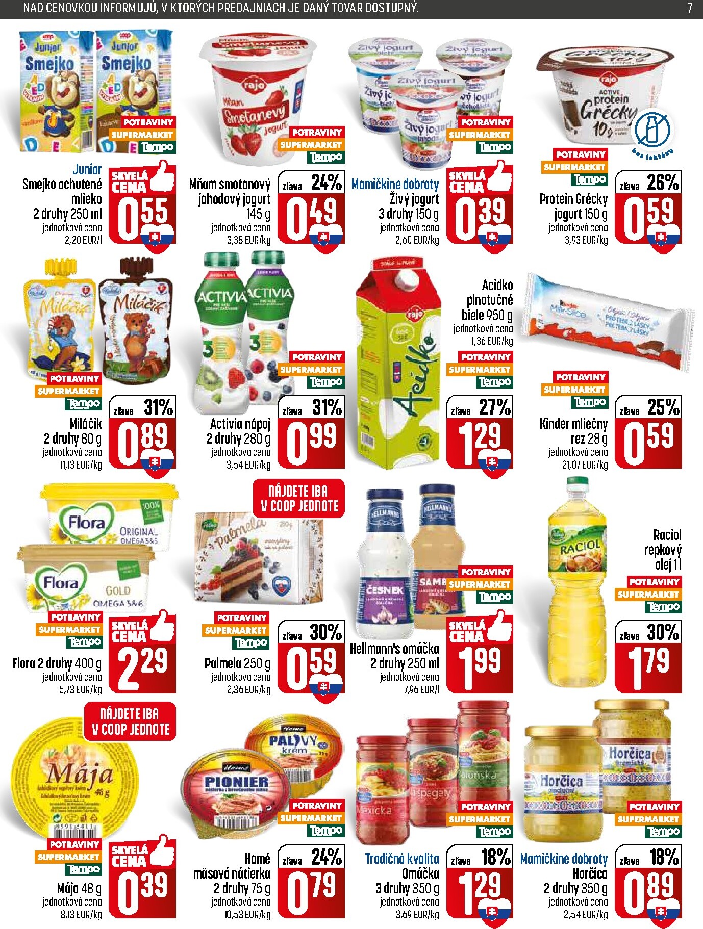 coop-jednota - Nový COOP Jednota leták od štvrtka, 21.05.2026 do stredy, 27.05.2026 - page: 7