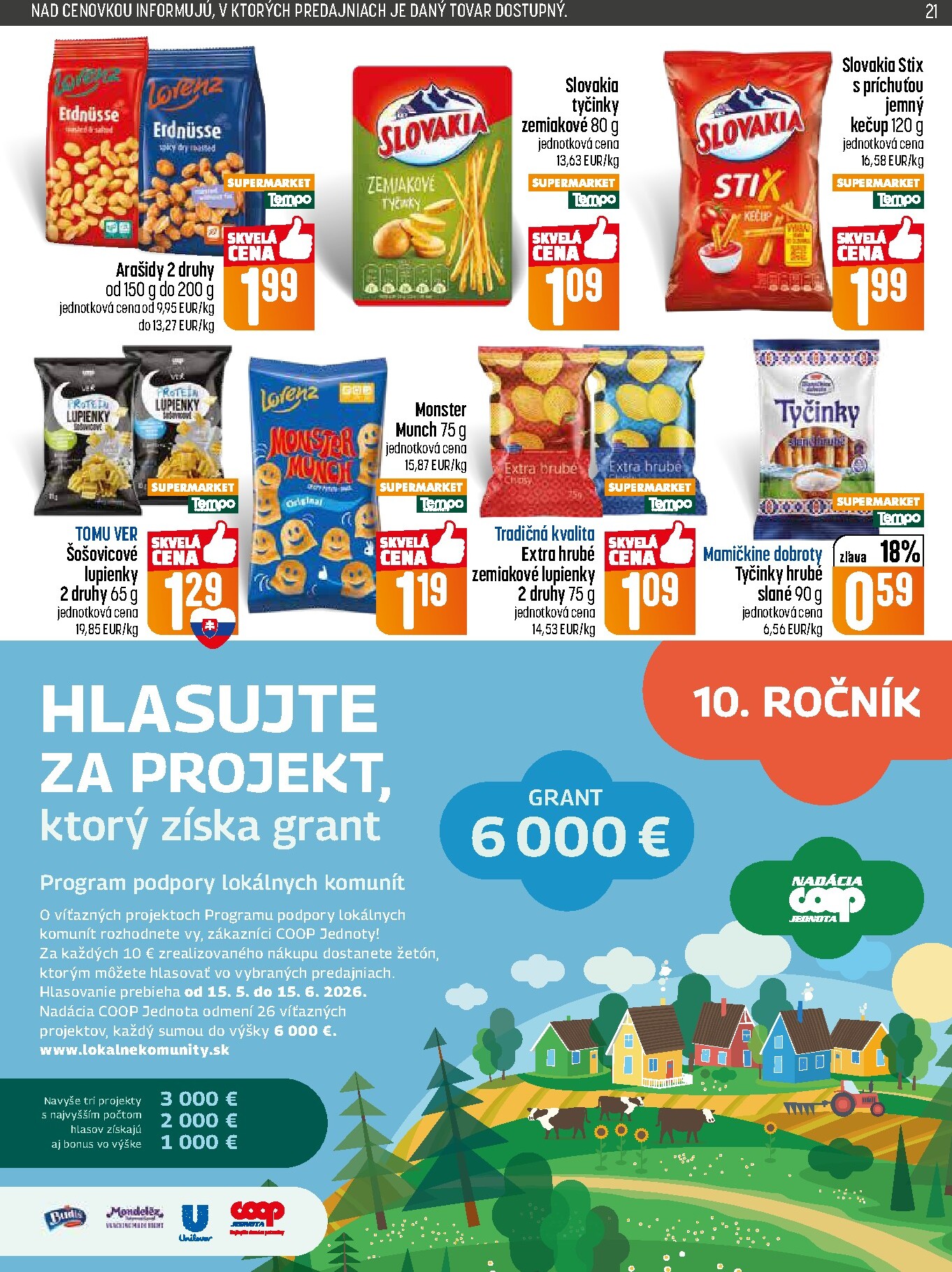 coop-jednota - Nový COOP Jednota leták od štvrtka, 21.05.2026 do stredy, 27.05.2026 - page: 21