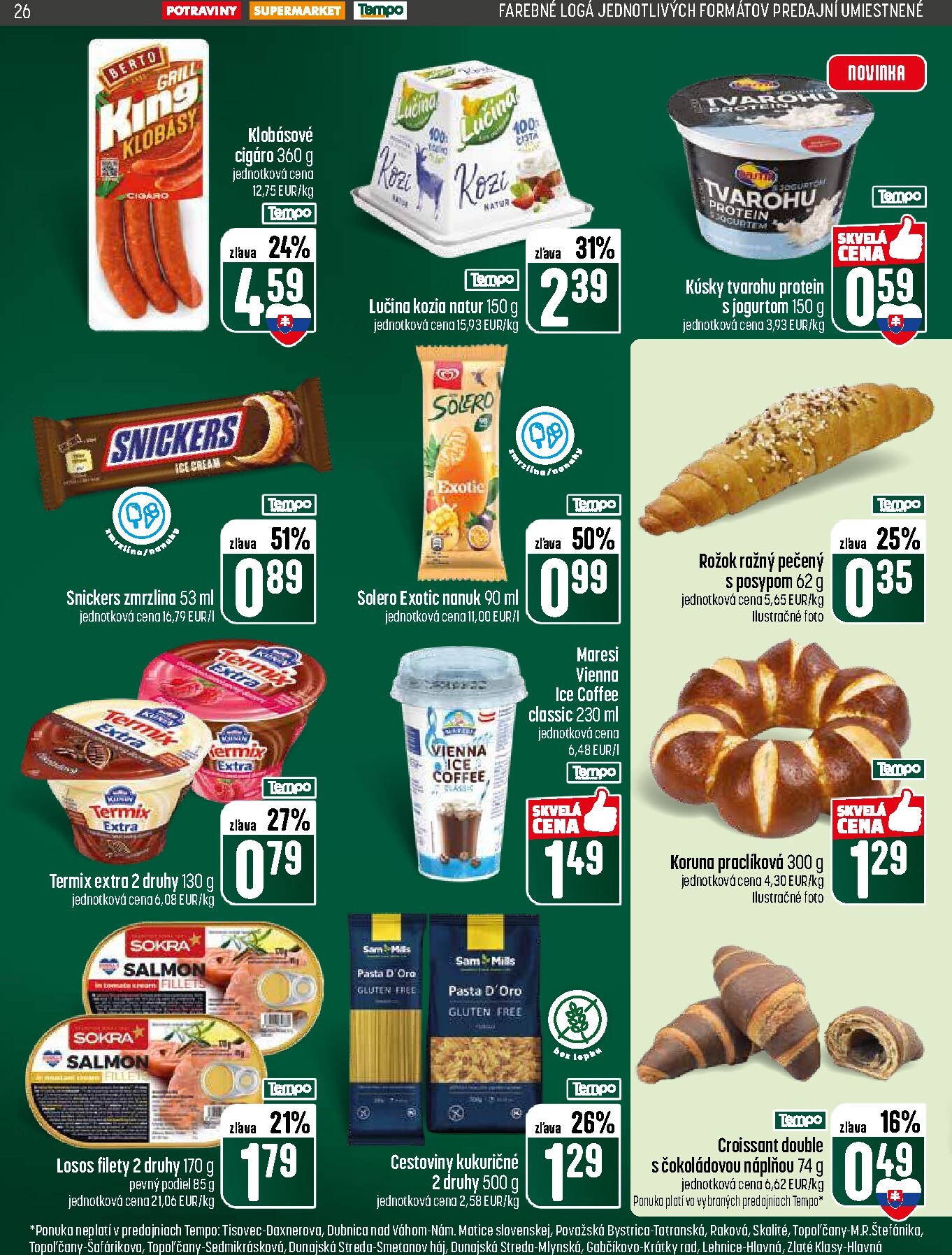 coop-jednota - Nový COOP Jednota - Tempo leták od štvrtka, 28.05.2026 do stredy, 03.06.2026 - page: 26