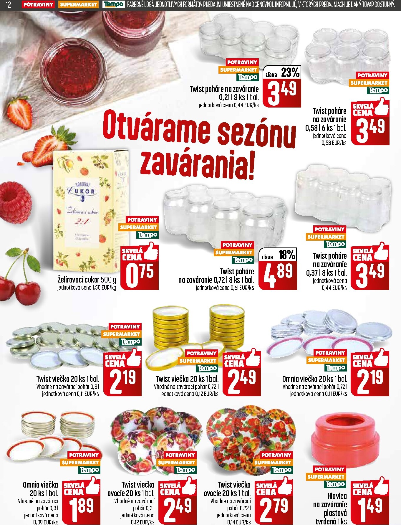 coop-jednota - Nový COOP Jednota - Tempo leták od štvrtka, 28.05.2026 do stredy, 03.06.2026 - page: 12