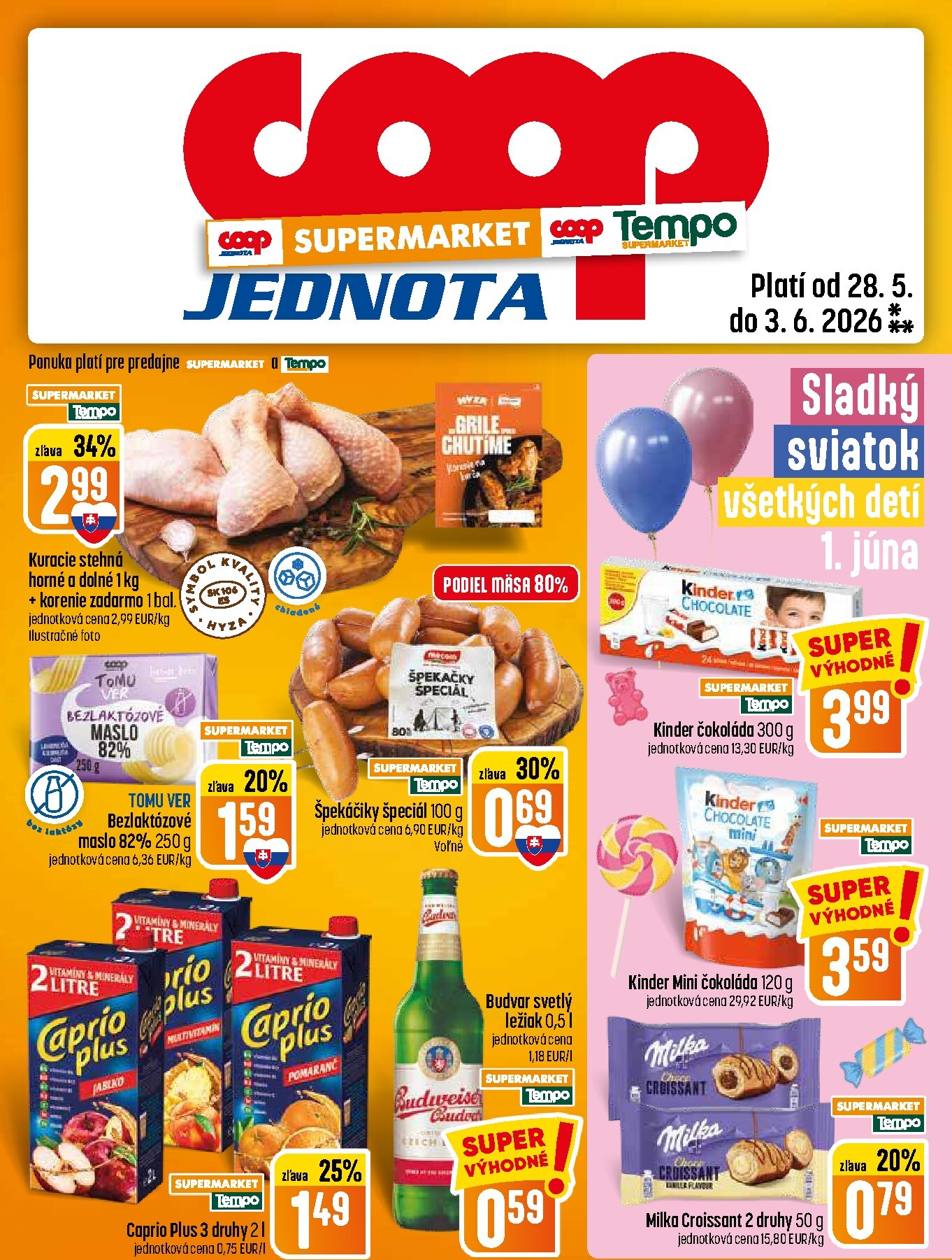 coop-jednota - Nový COOP Jednota - Tempo leták od štvrtka, 28.05.2026 do stredy, 03.06.2026 - page: 13