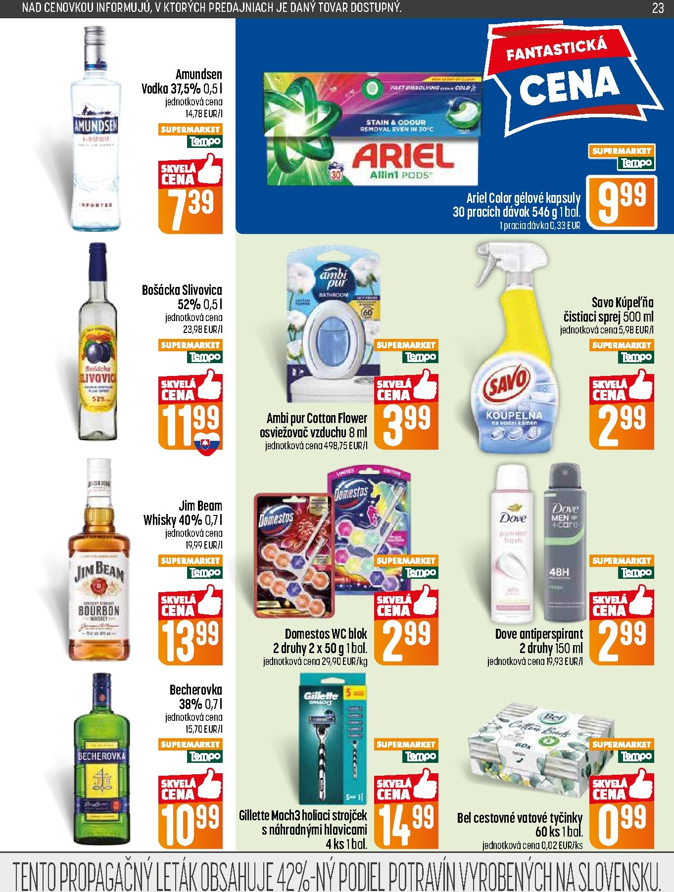 coop-jednota - Nový COOP Jednota - Tempo leták od štvrtka, 28.05.2026 do stredy, 03.06.2026 - page: 23