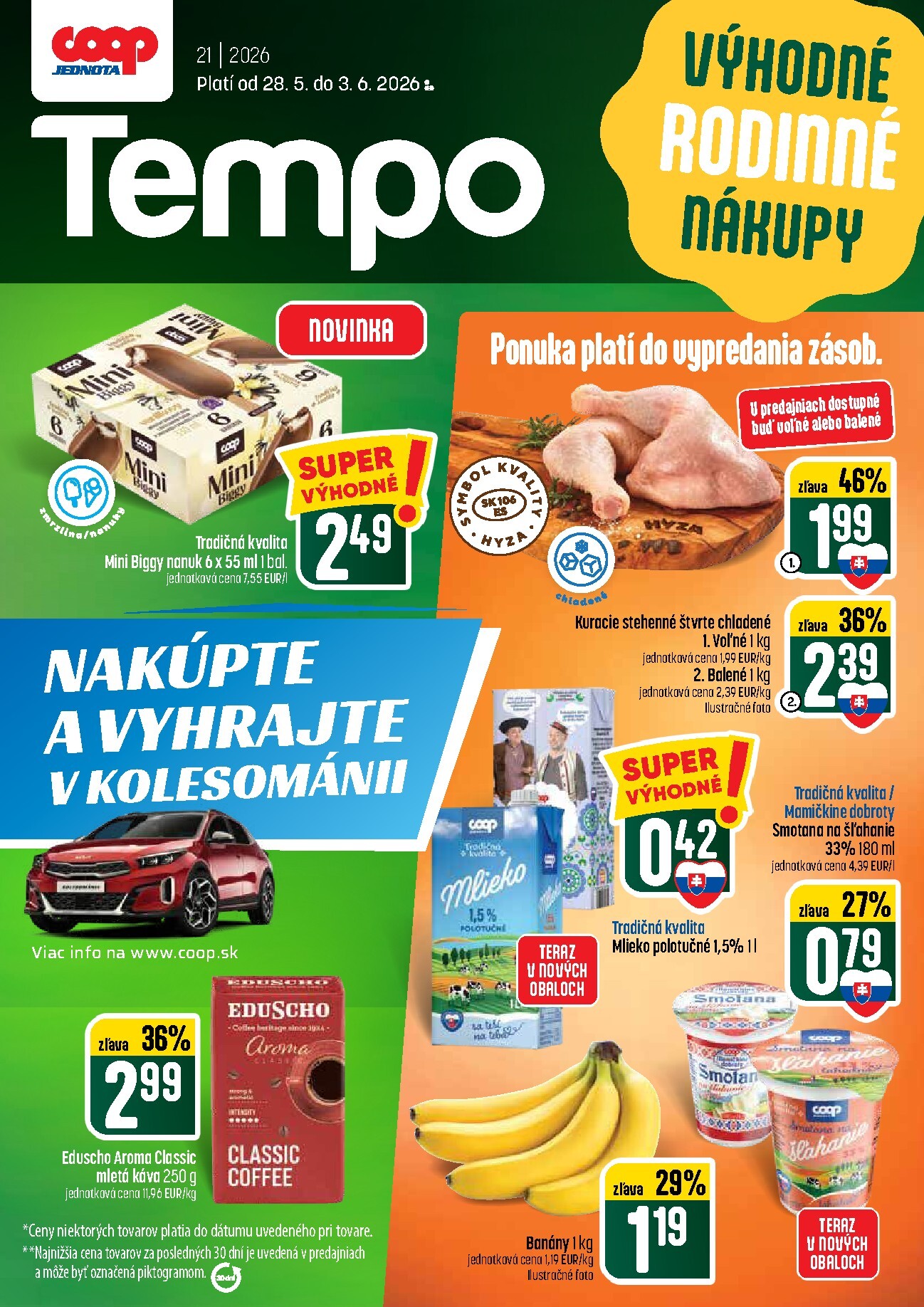 coop-jednota - Aktuálny COOP Jednota - Tempo leták od štvrtka, 28.05.2026 do stredy, 03.06.2026 - page: 1