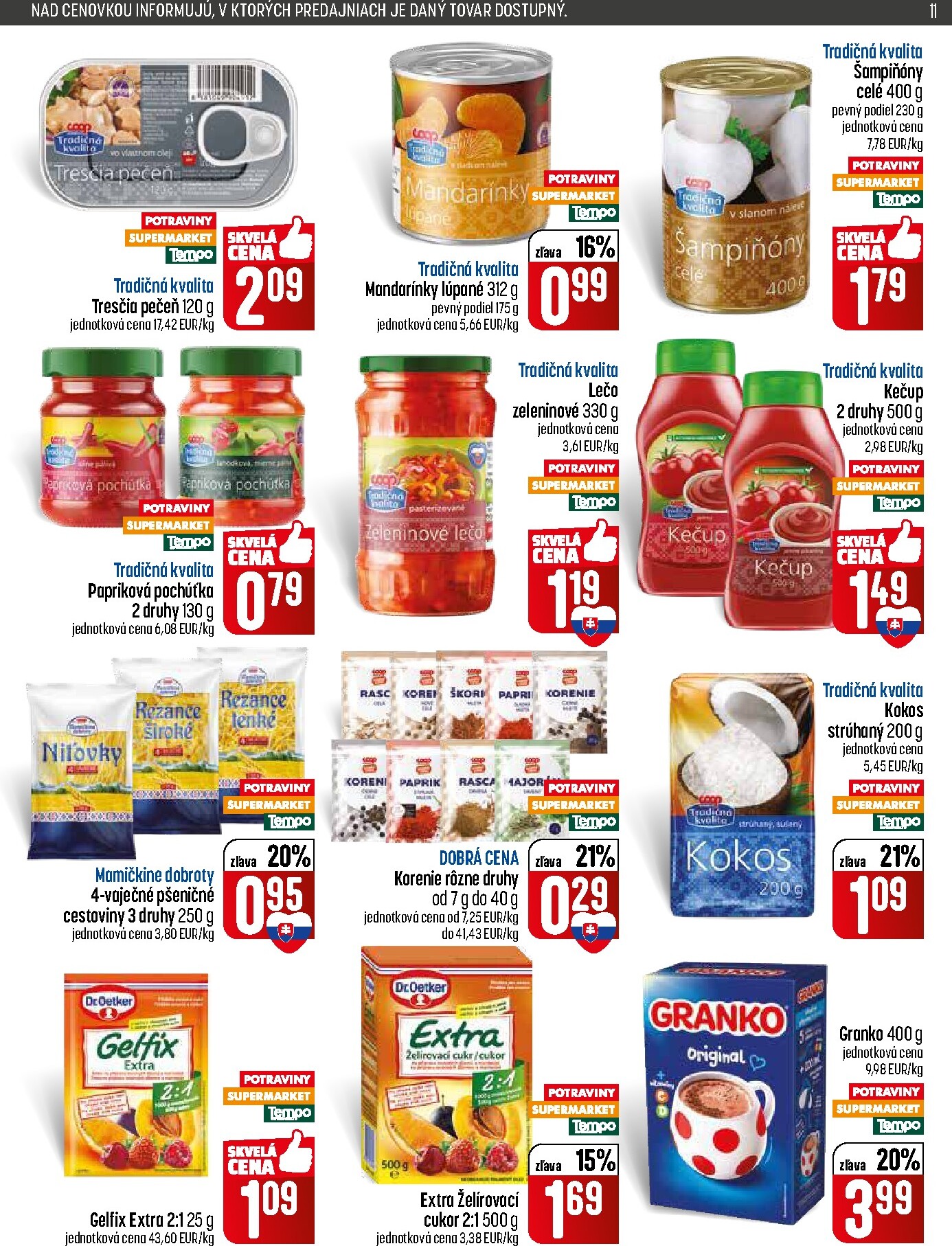coop-jednota - Nový COOP Jednota leták od štvrtka, 04.06.2026 do stredy, 10.06.2026 - page: 11