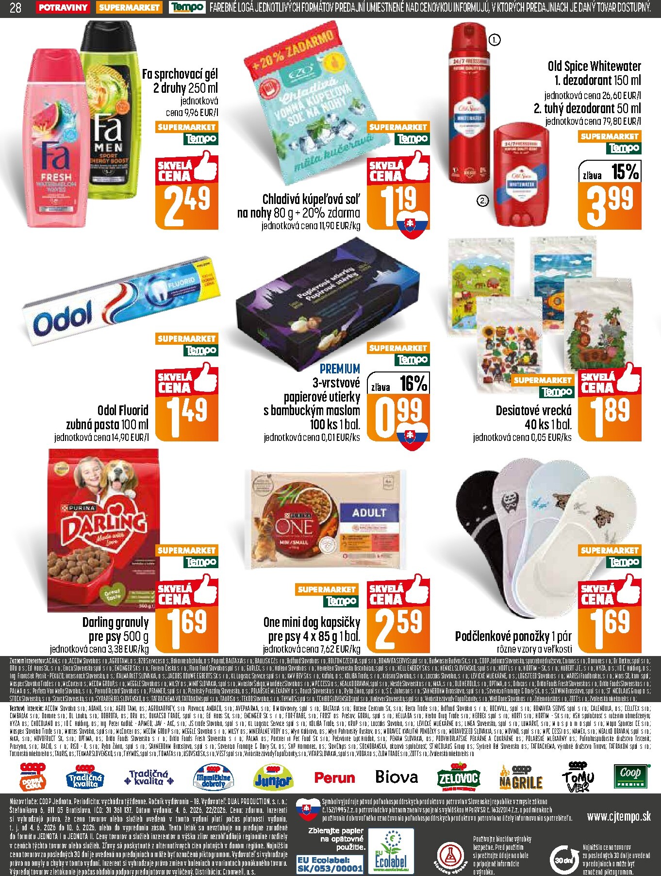 coop-jednota - Nový COOP Jednota leták od štvrtka, 04.06.2026 do stredy, 10.06.2026 - page: 28