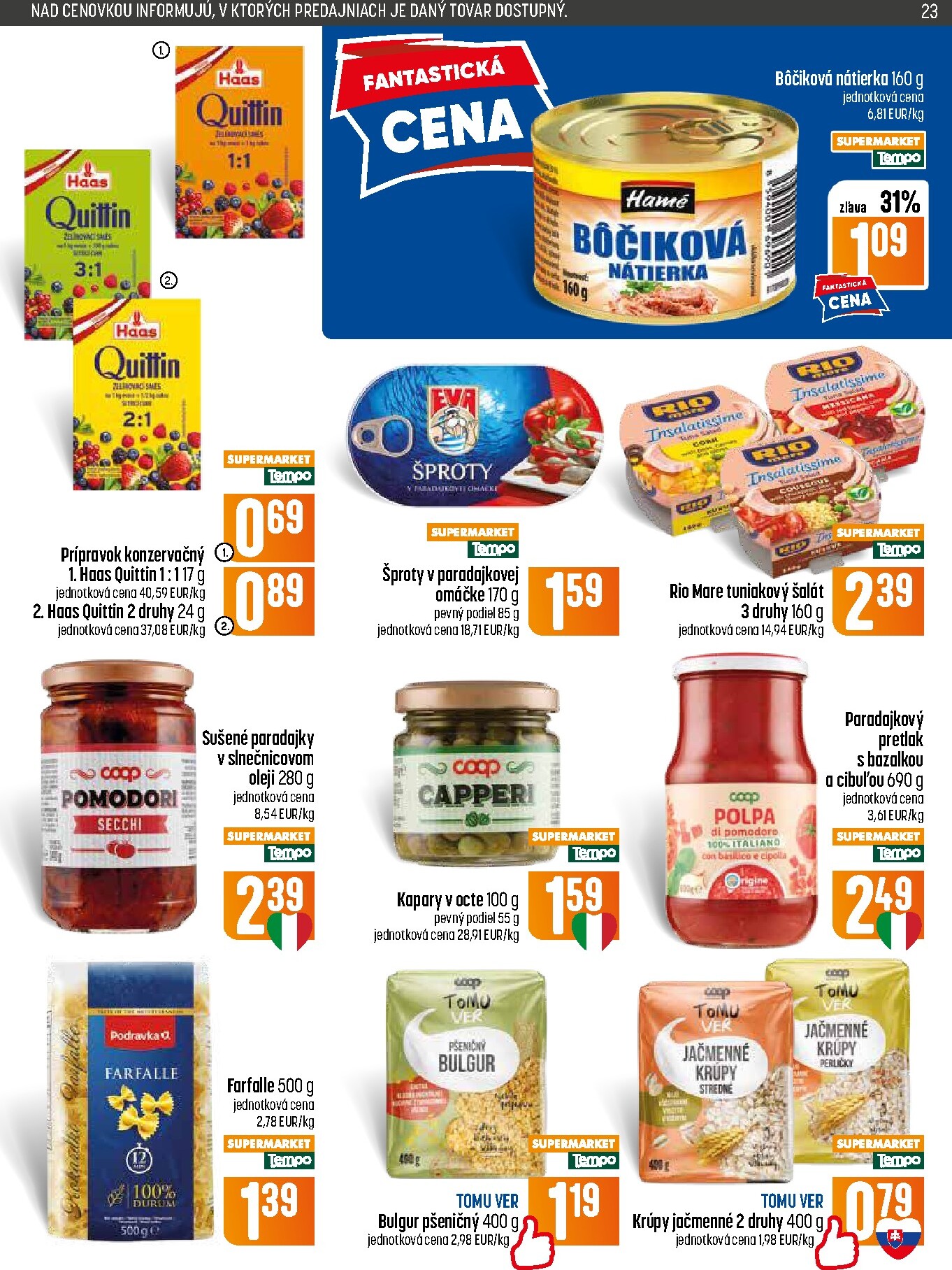 coop-jednota - Nový COOP Jednota leták od štvrtka, 11.06.2026 do stredy, 17.06.2026 - page: 23