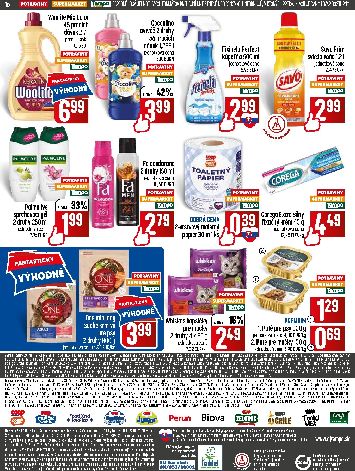 coop-jednota - Nový COOP Jednota leták od štvrtka, 11.06.2026 do stredy, 17.06.2026 - page: 16