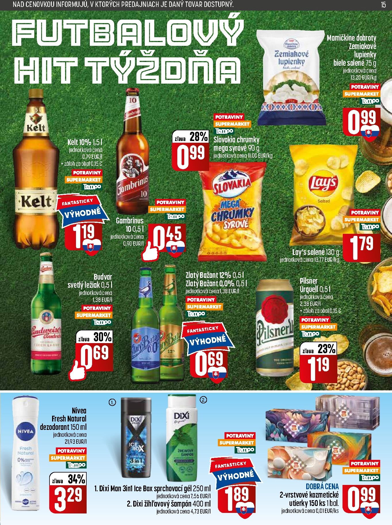 coop-jednota - Nový COOP Jednota - Tempo leták od štvrtka, 18.06.2026 do stredy, 24.06.2026 - page: 15