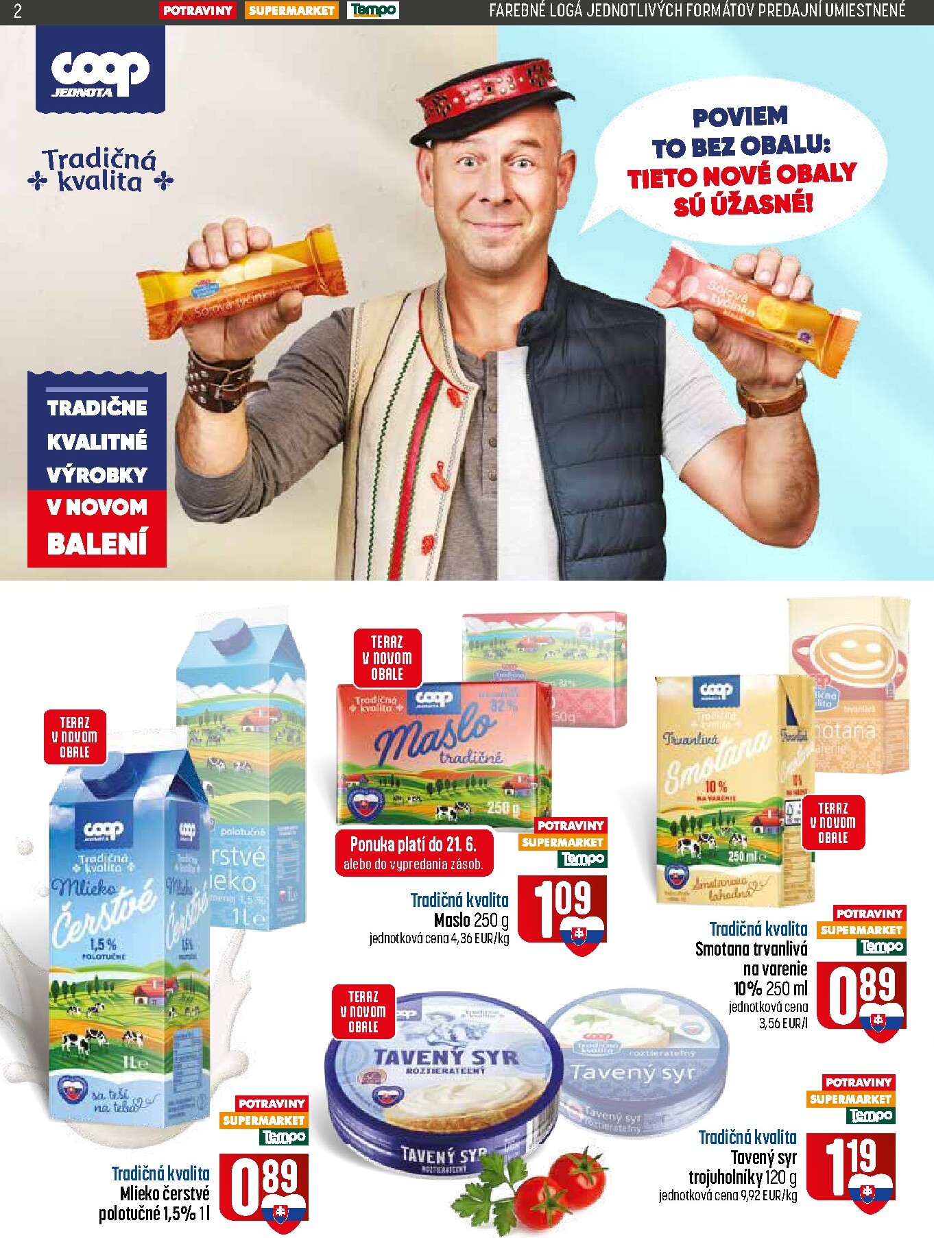 coop-jednota - Nový COOP Jednota - Tempo leták od štvrtka, 18.06.2026 do stredy, 24.06.2026 - page: 2