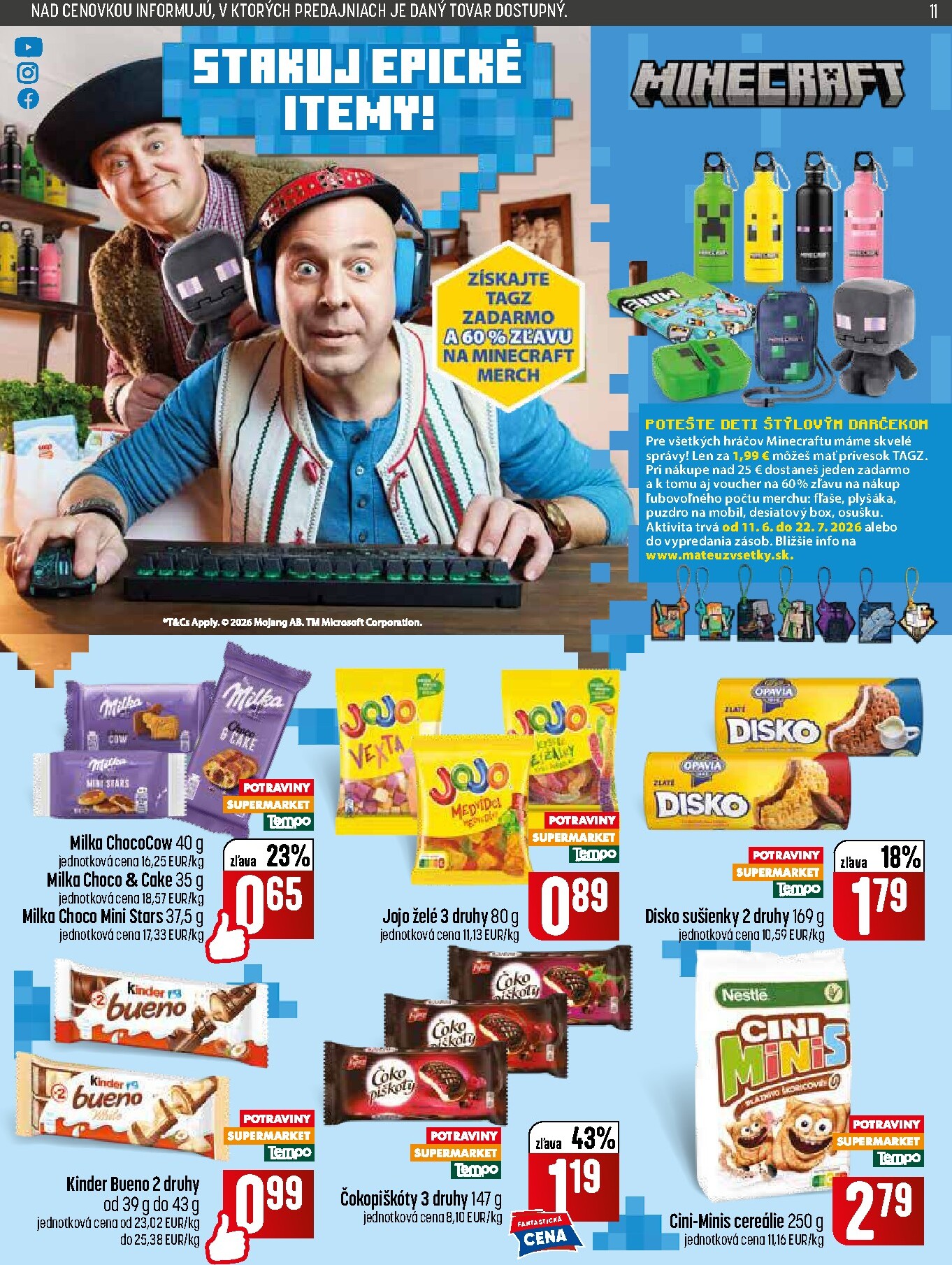 coop-jednota - Nový COOP Jednota - Tempo leták od štvrtka, 18.06.2026 do stredy, 24.06.2026 - page: 11