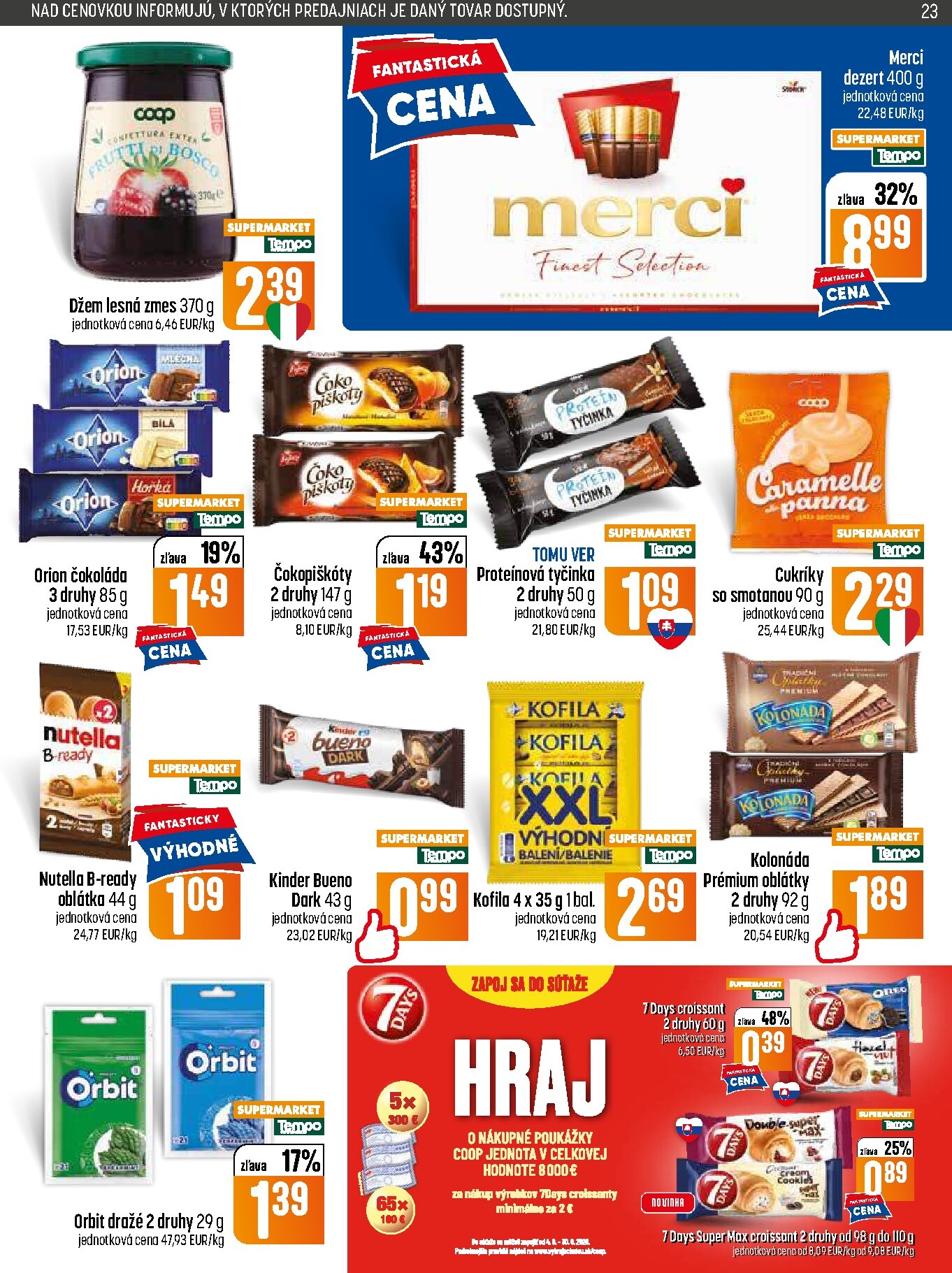 coop-jednota - Nový COOP Jednota - Tempo leták od štvrtka, 18.06.2026 do stredy, 24.06.2026 - page: 23