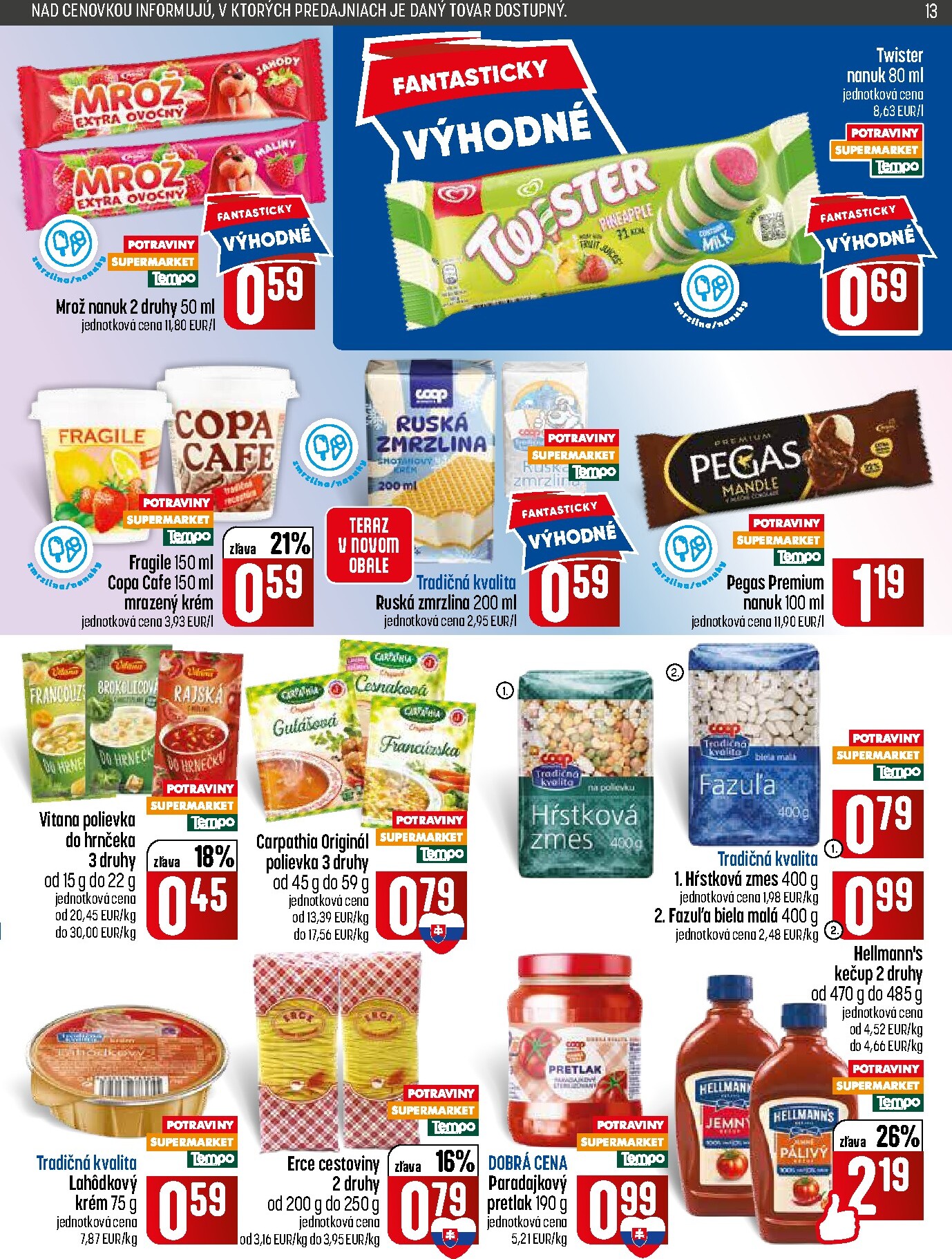 coop-jednota - Nový COOP Jednota - Tempo leták od štvrtka, 25.06.2026 do stredy, 01.07.2026 - page: 13