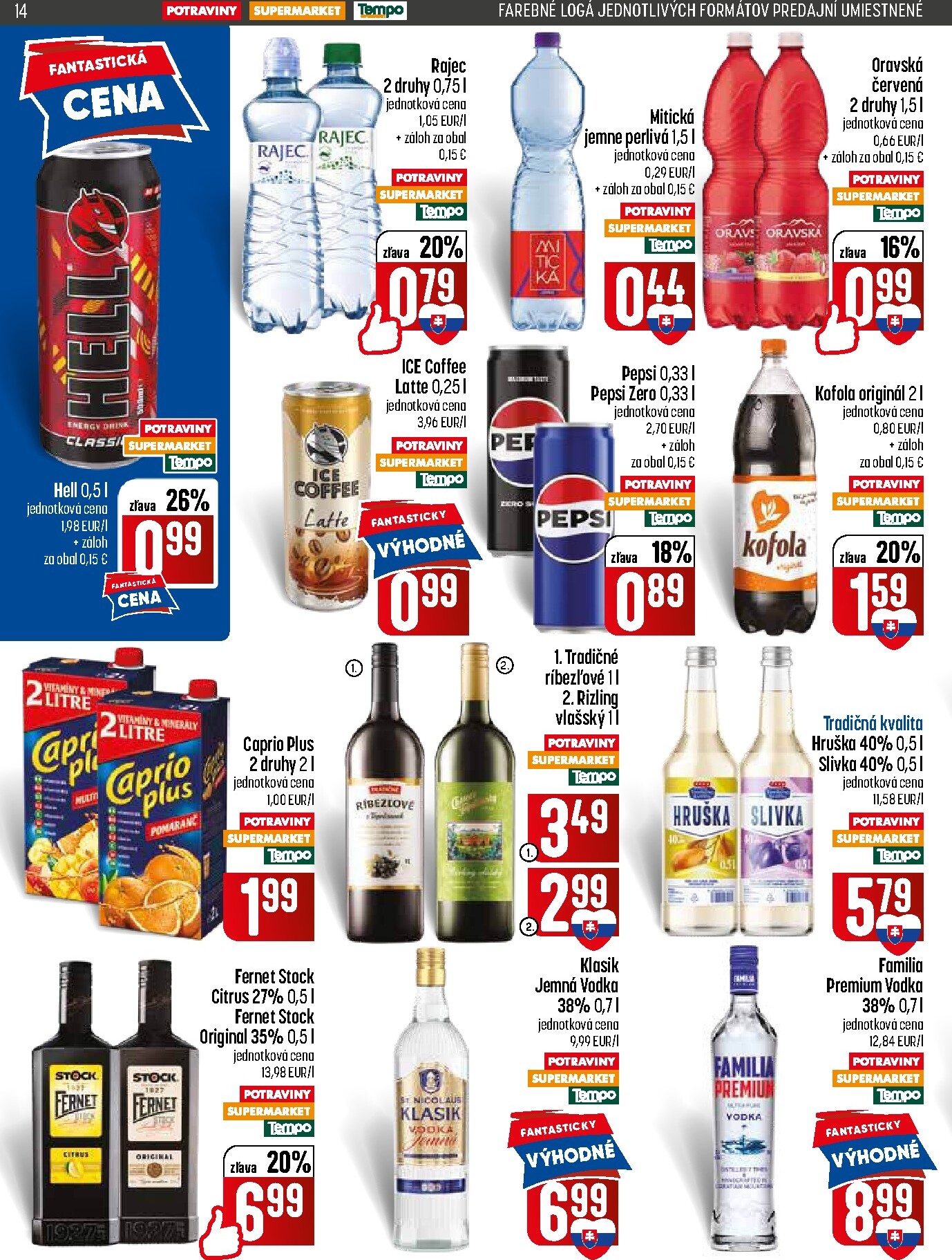 coop-jednota - Nový COOP Jednota - Tempo leták od štvrtka, 25.06.2026 do stredy, 01.07.2026 - page: 14