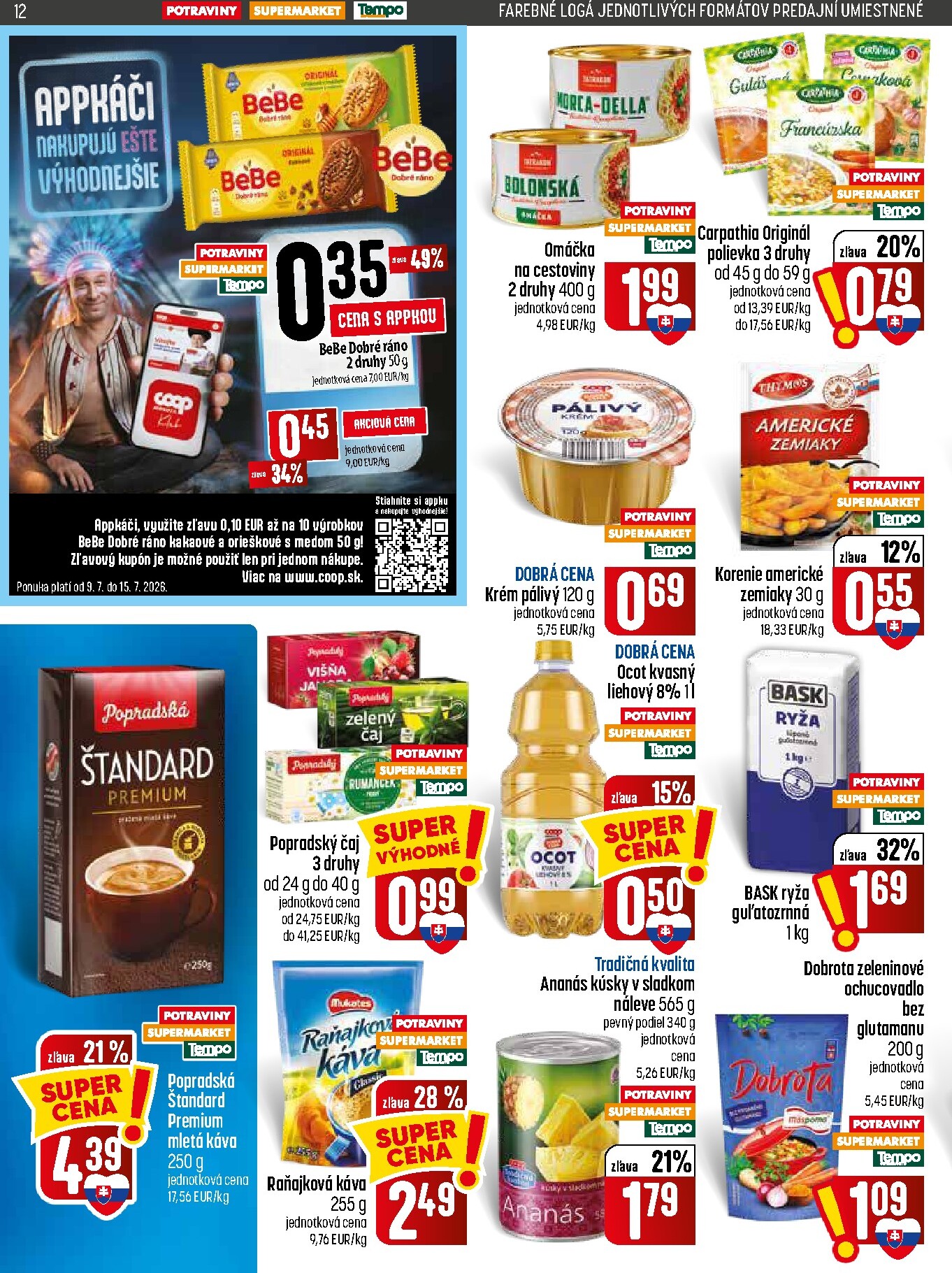 coop-jednota - Nový COOP Jednota leták od štvrtka, 09.07.2026 do stredy, 15.07.2026 - page: 12
