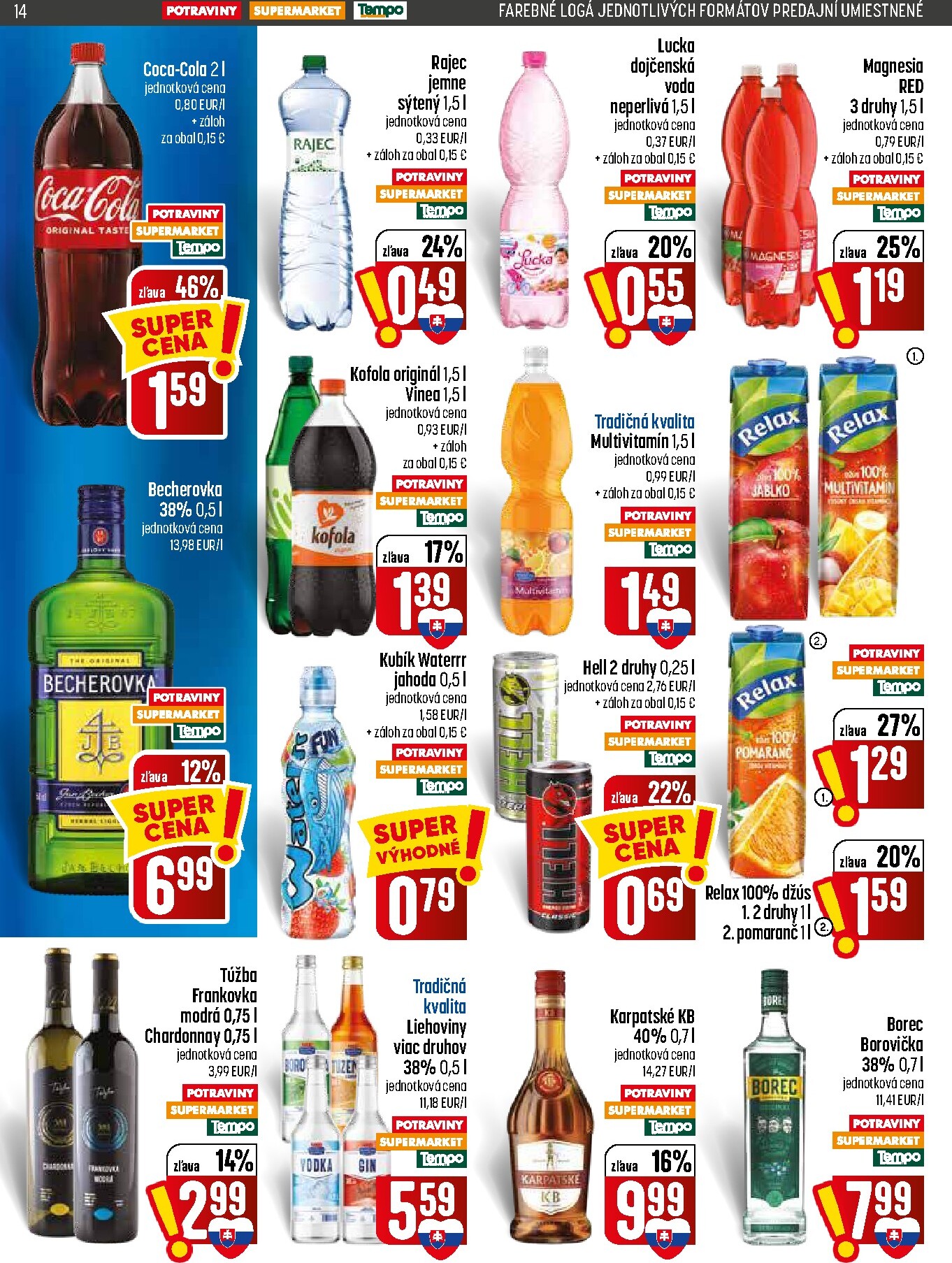 coop-jednota - Nový COOP Jednota leták od štvrtka, 09.07.2026 do stredy, 15.07.2026 - page: 14