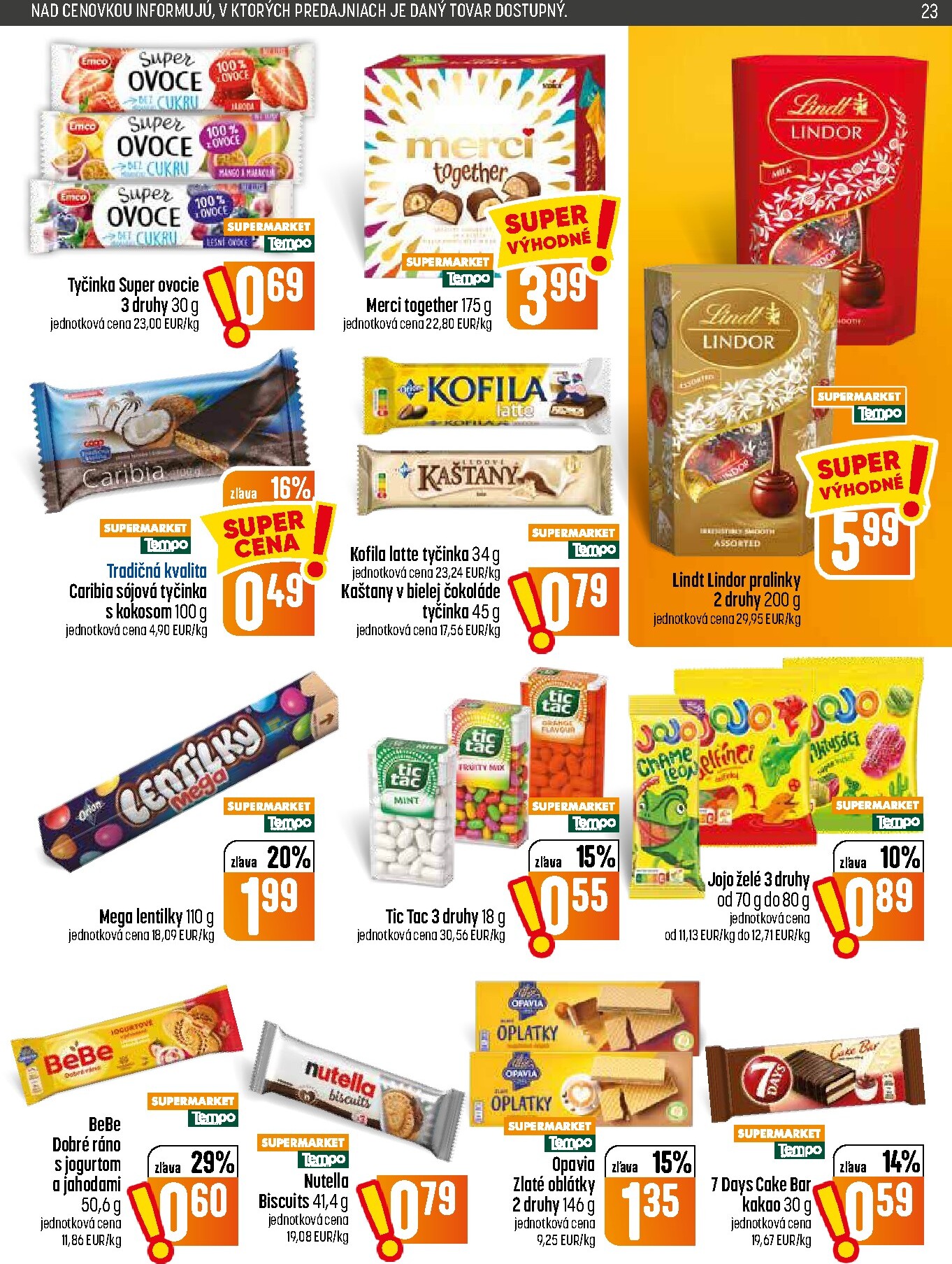 coop-jednota - Nový COOP Jednota leták od štvrtka, 09.07.2026 do stredy, 15.07.2026 - page: 23