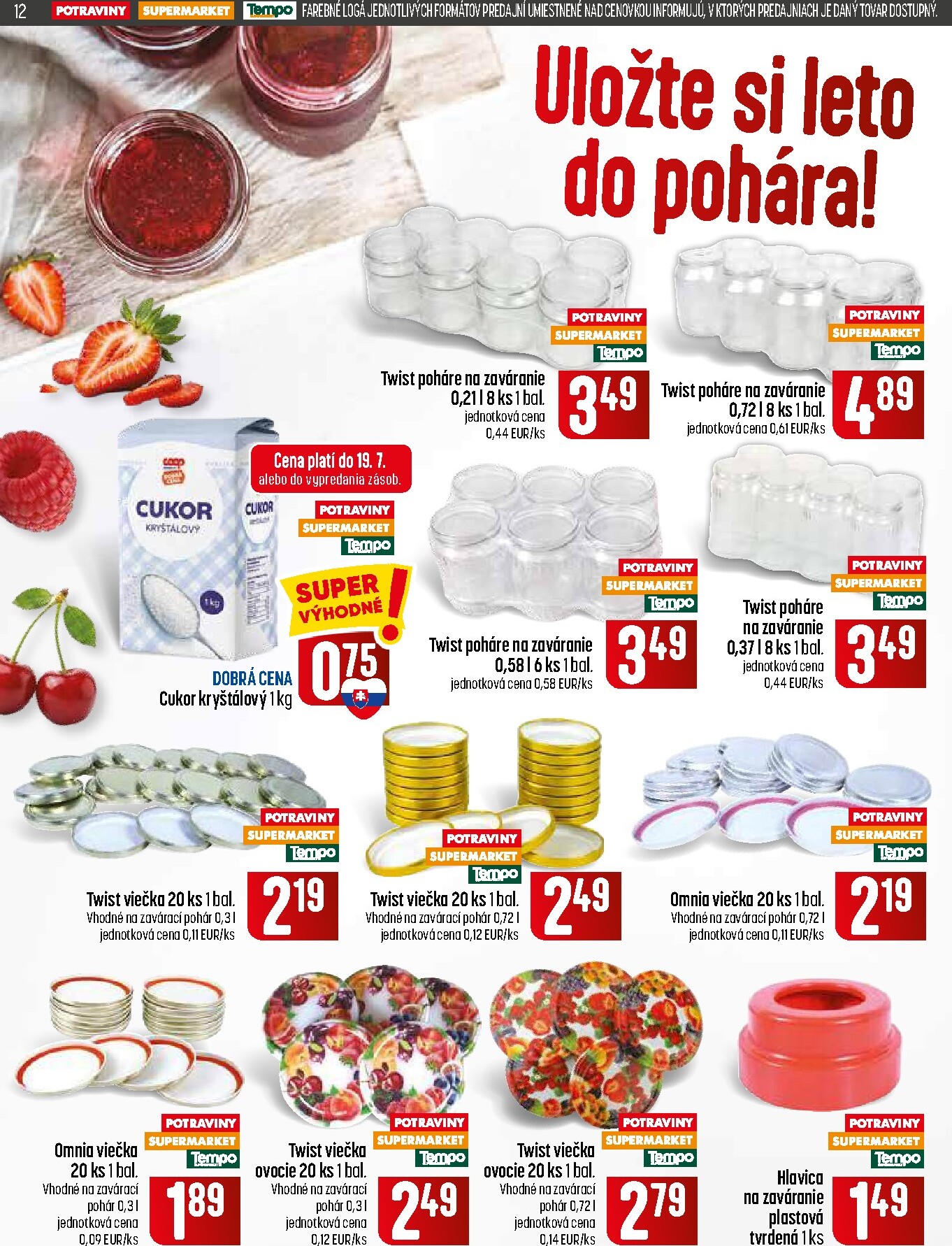 coop-jednota - Nový COOP Jednota leták od štvrtka, 16.07.2026 do stredy, 22.07.2026 - page: 12