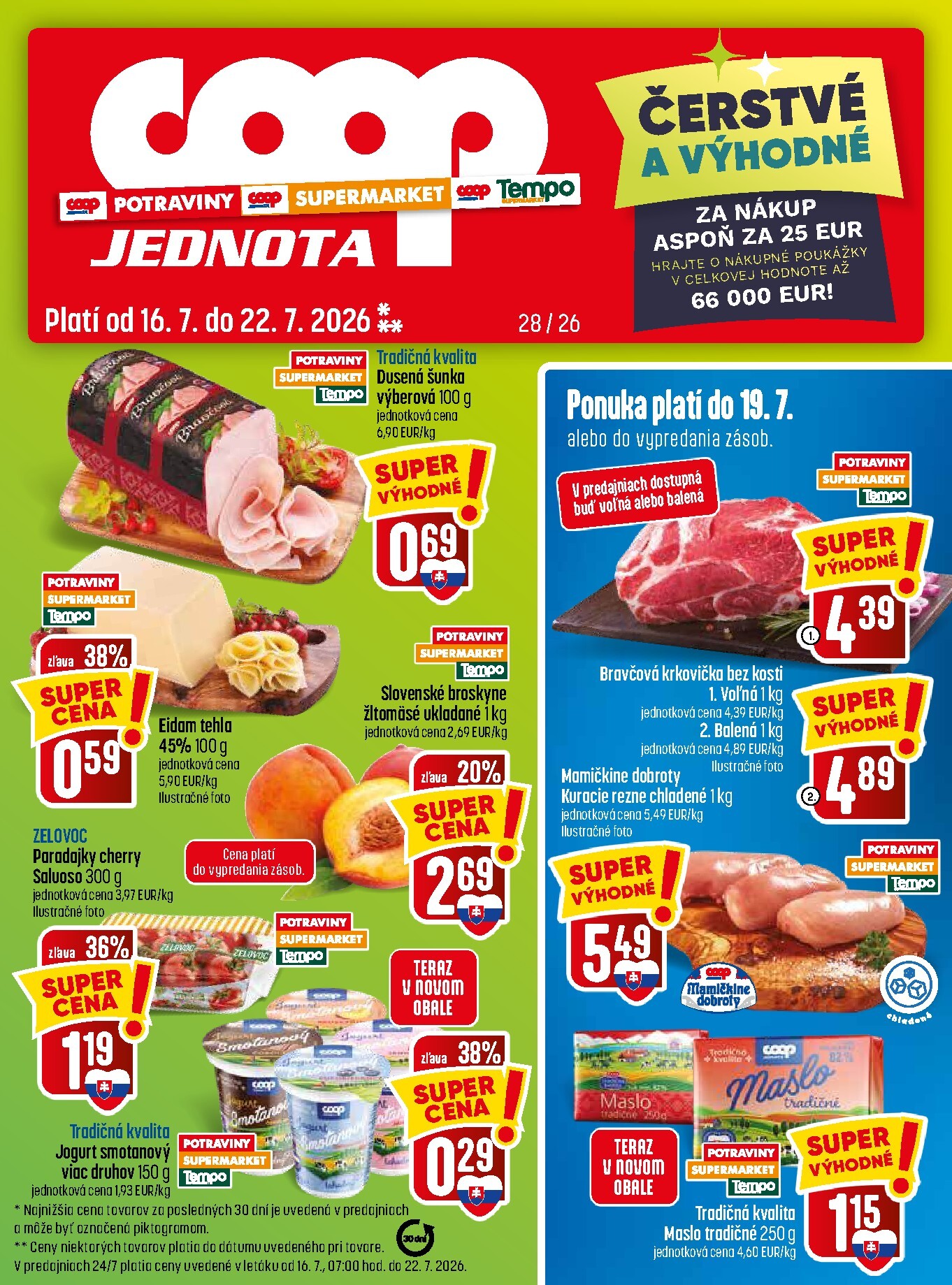 coop-jednota - Nový COOP Jednota leták od štvrtka, 16.07.2026 do stredy, 22.07.2026