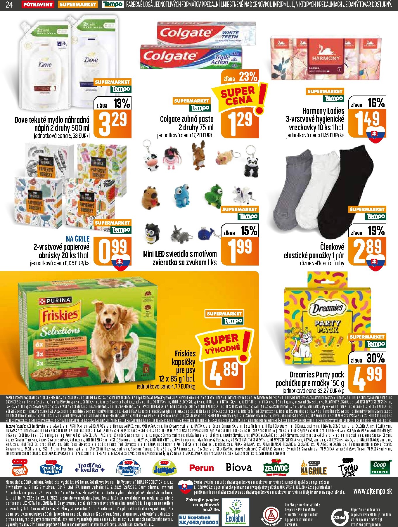 coop-jednota - Nový COOP Jednota leták od štvrtka, 16.07.2026 do stredy, 22.07.2026 - page: 24