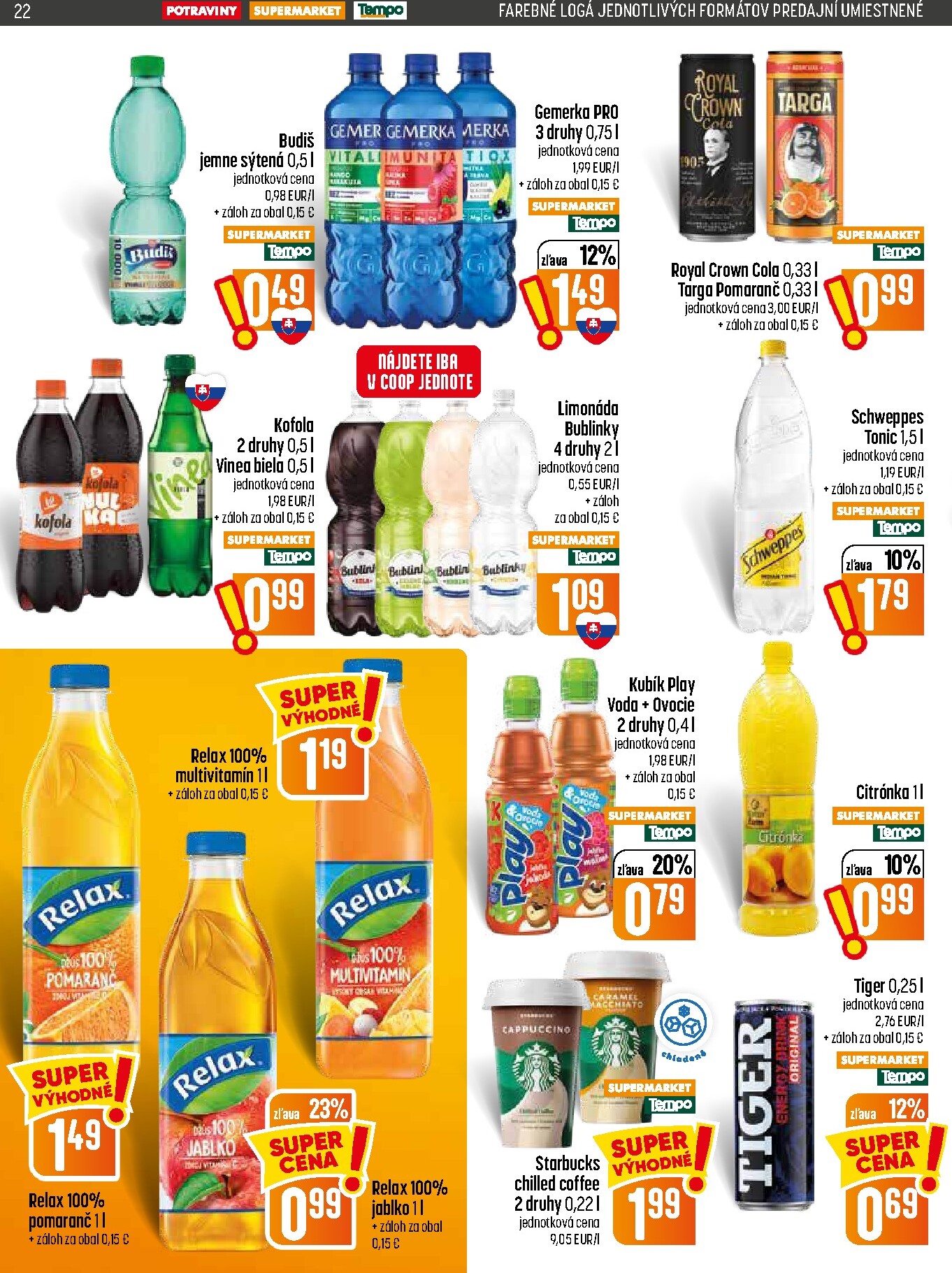 coop-jednota - Nový COOP Jednota leták od štvrtka, 23.07.2026 do stredy, 29.07.2026 - page: 22