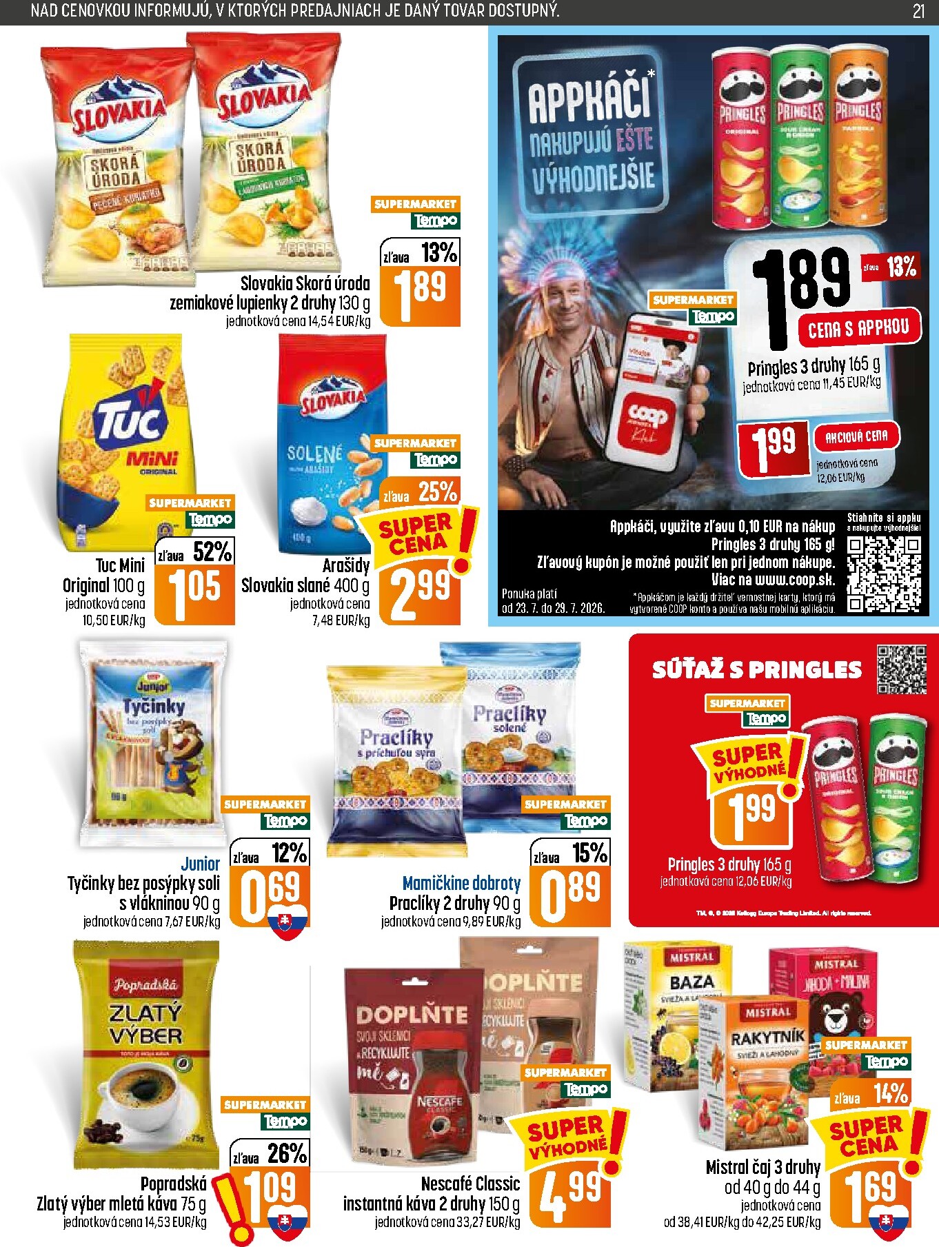 coop-jednota - Nový COOP Jednota leták od štvrtka, 23.07.2026 do stredy, 29.07.2026 - page: 21