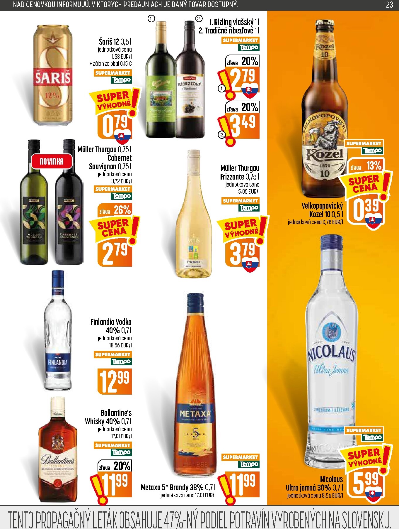 coop-jednota - Nový COOP Jednota leták od štvrtka, 23.07.2026 do stredy, 29.07.2026 - page: 23