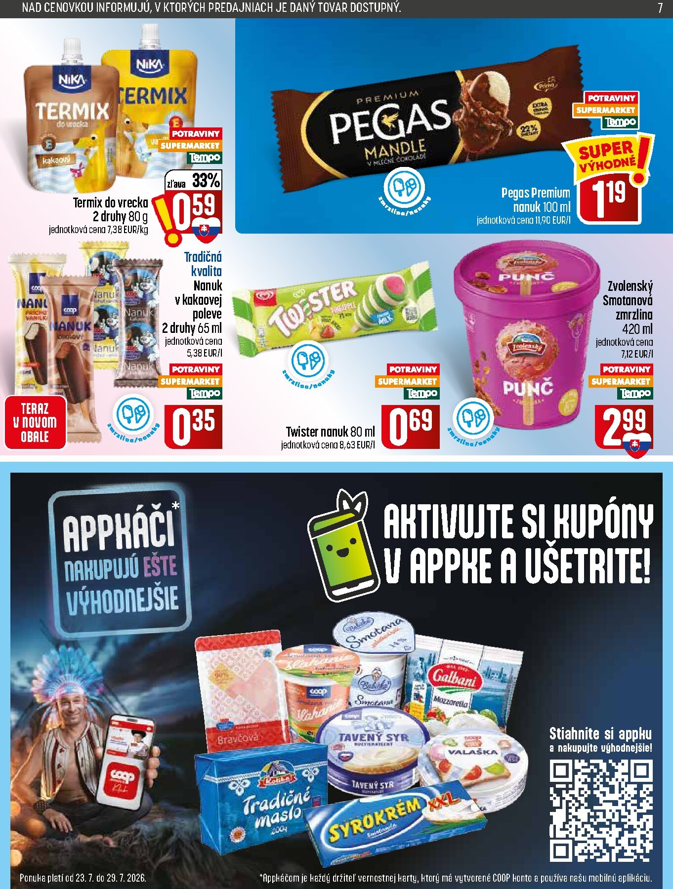 coop-jednota - Nový COOP Jednota leták od štvrtka, 23.07.2026 do stredy, 29.07.2026 - page: 7