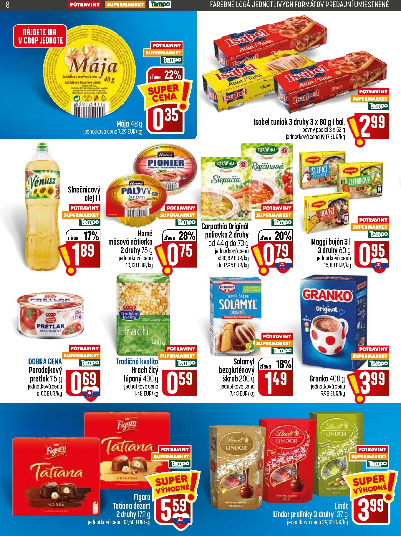 coop-jednota - Nový COOP Jednota leták od štvrtka, 23.07.2026 do stredy, 29.07.2026 - page: 8