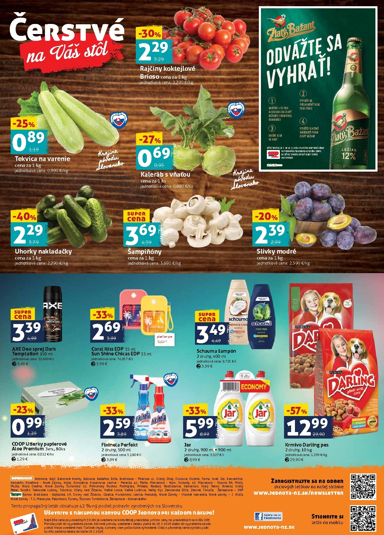 coop-jednota - Nový COOP Jednota Supermarket Nové Zámky leták od piatku, 24.07.2026 do nedele, 26.07.2026 - page: 4