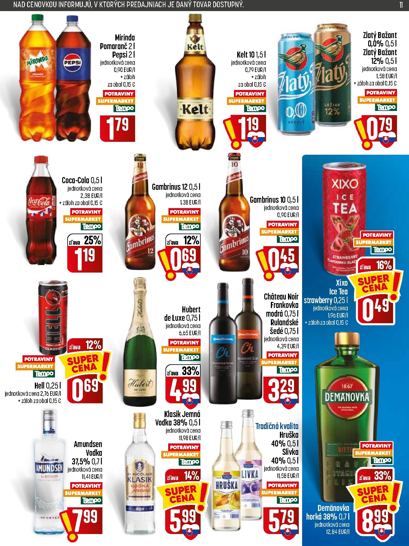 coop-jednota - Nový COOP Jednota leták od štvrtka, 30.07.2026 do stredy, 05.08.2026 - page: 11