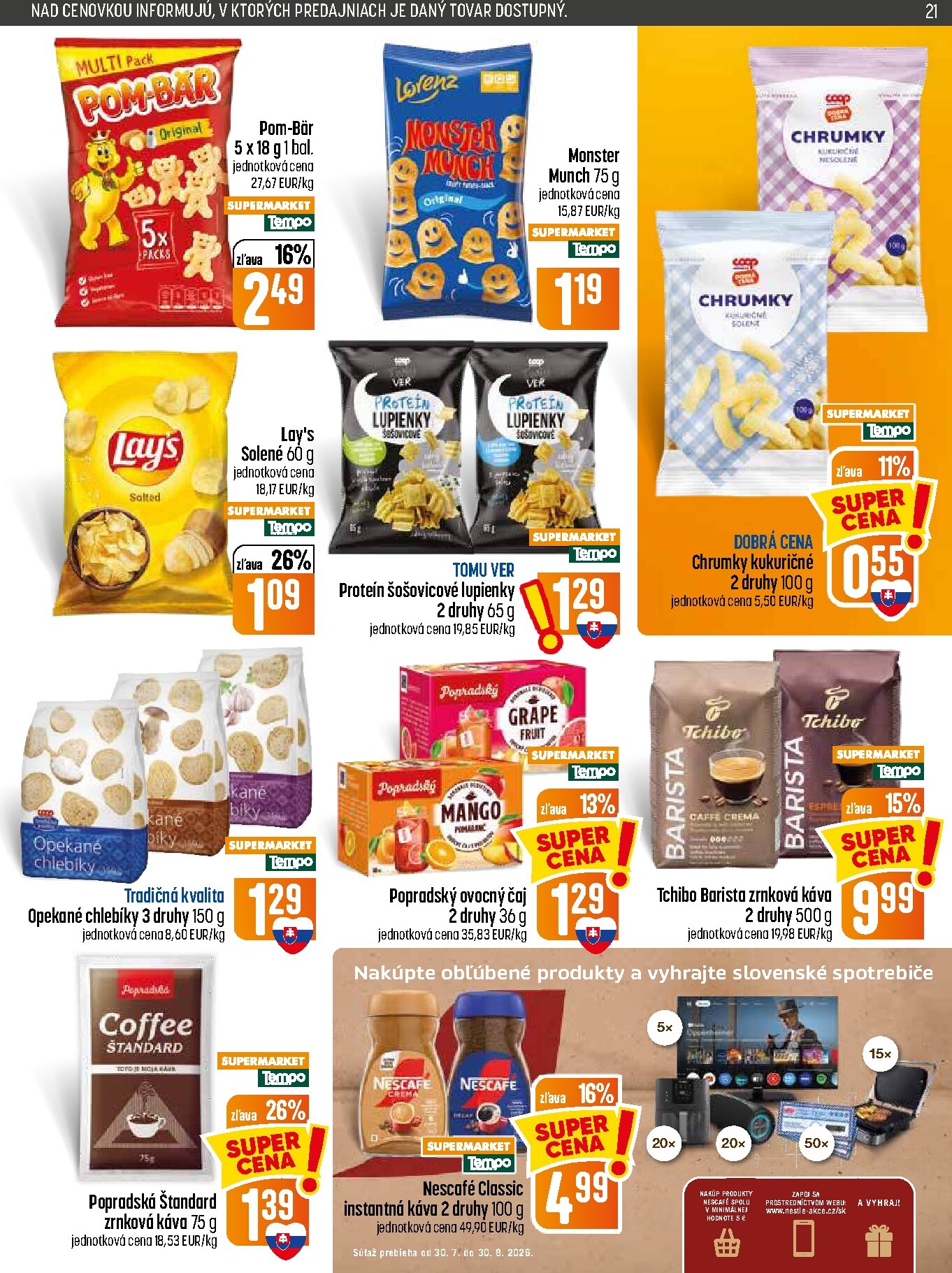 coop-jednota - Nový COOP Jednota leták od štvrtka, 30.07.2026 do stredy, 05.08.2026 - page: 21