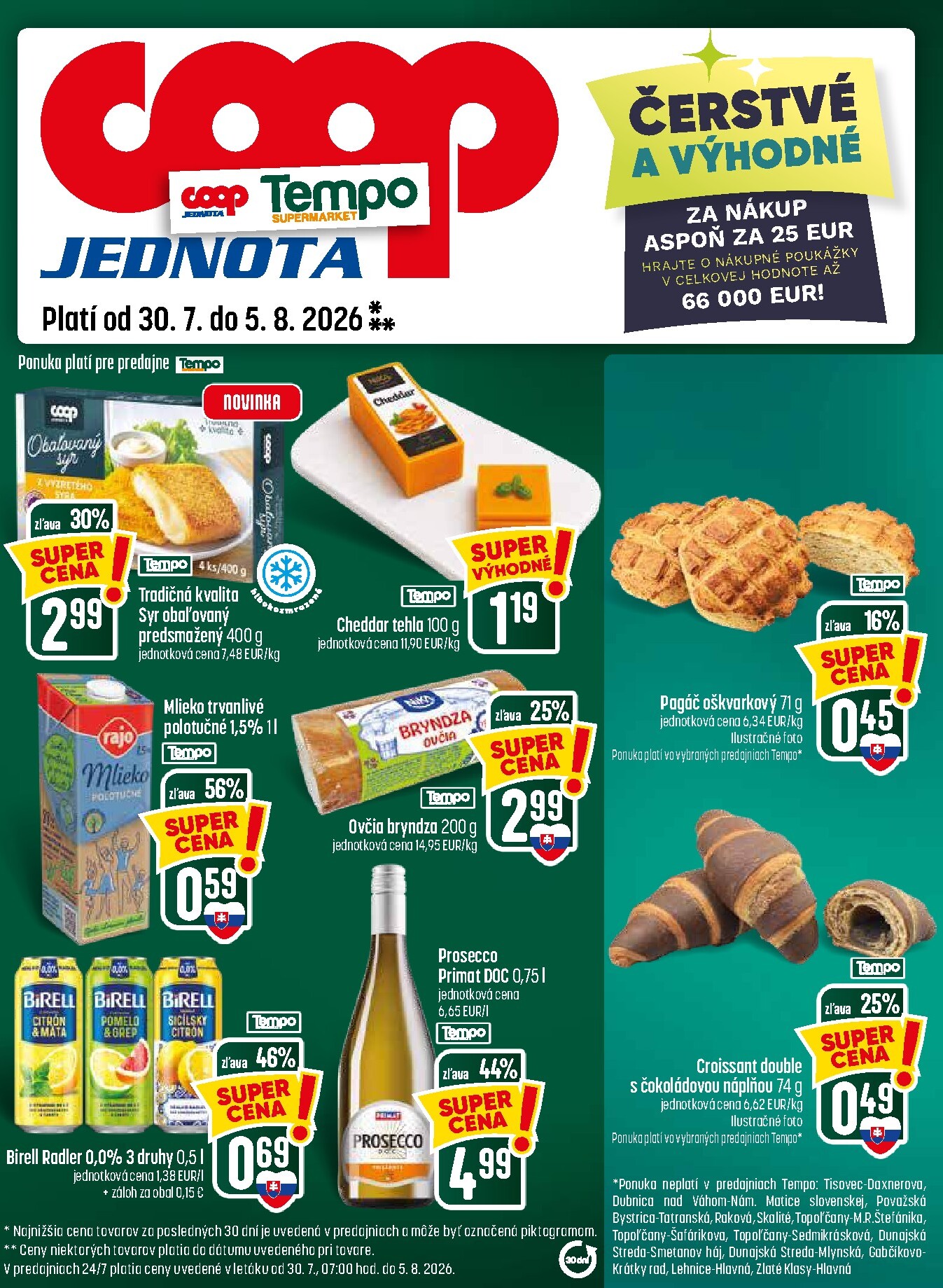 coop-jednota - Nový COOP Jednota leták od štvrtka, 30.07.2026 do stredy, 05.08.2026 - page: 25
