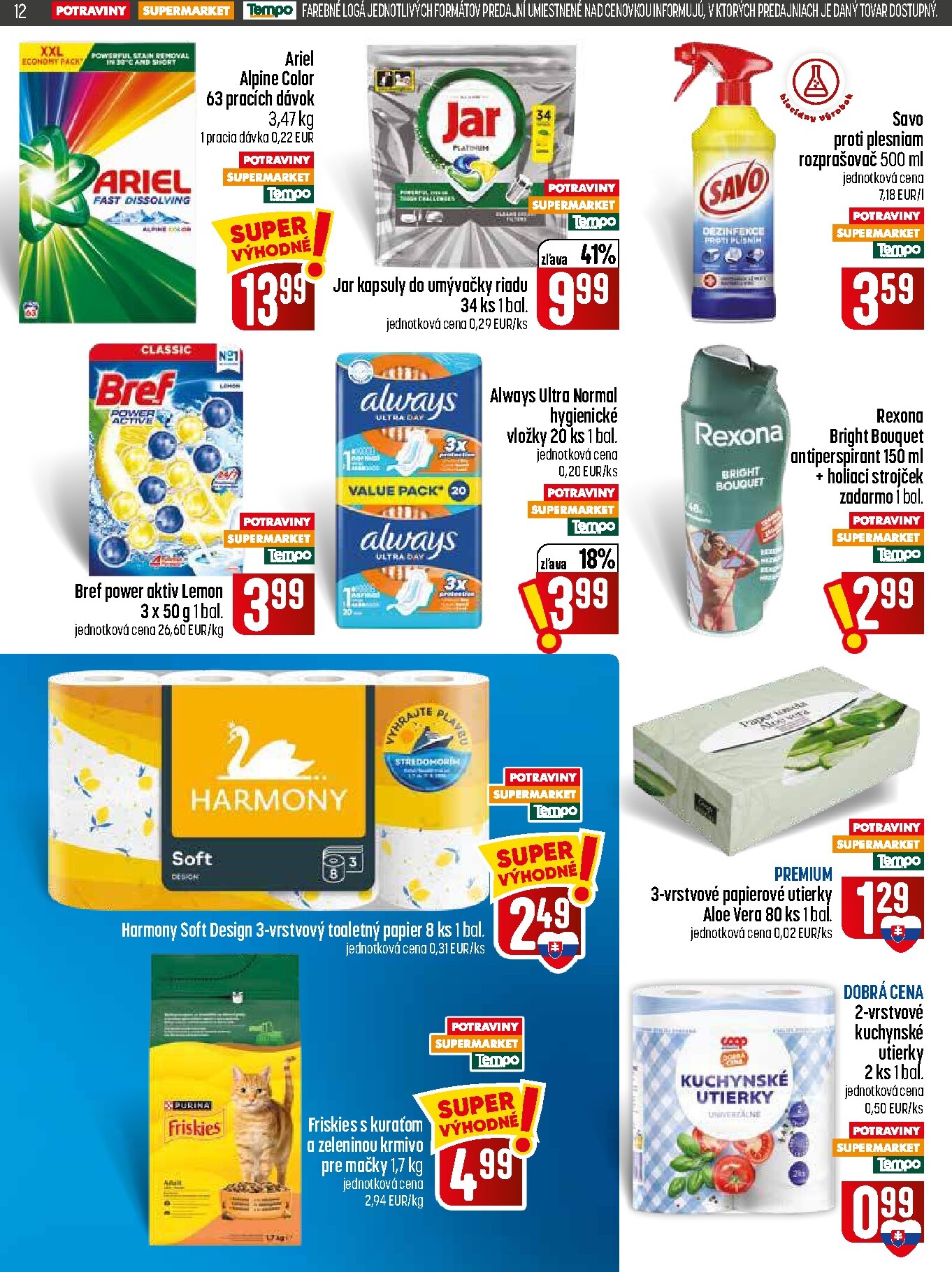 coop-jednota - Nový COOP Jednota leták od štvrtka, 30.07.2026 do stredy, 05.08.2026 - page: 12