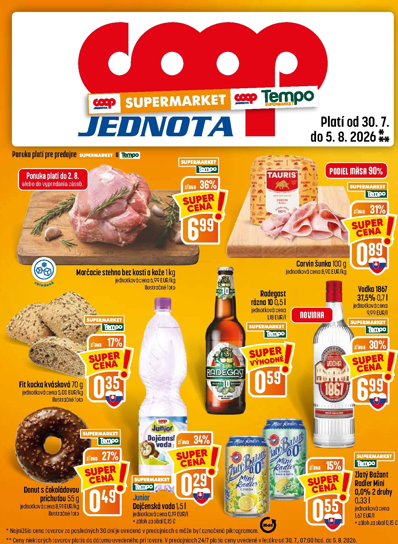 coop-jednota - Nový COOP Jednota leták od štvrtka, 30.07.2026 do stredy, 05.08.2026 - page: 13