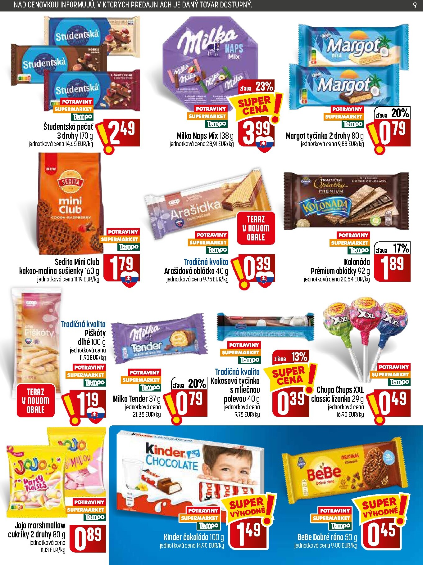 coop-jednota - Nový COOP Jednota leták od štvrtka, 30.07.2026 do stredy, 05.08.2026 - page: 9
