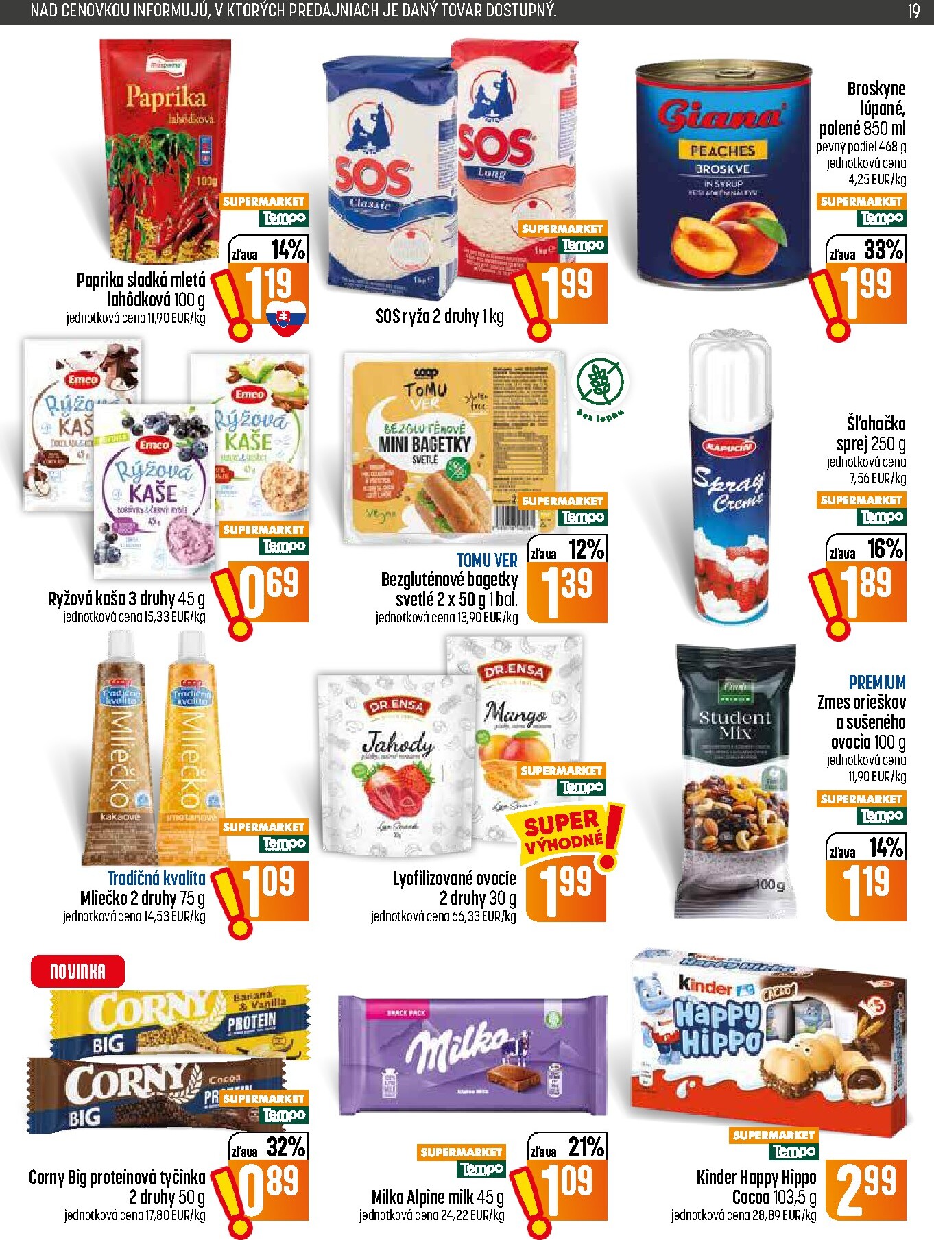 coop-jednota - Nový COOP Jednota leták od štvrtka, 30.07.2026 do stredy, 05.08.2026 - page: 19