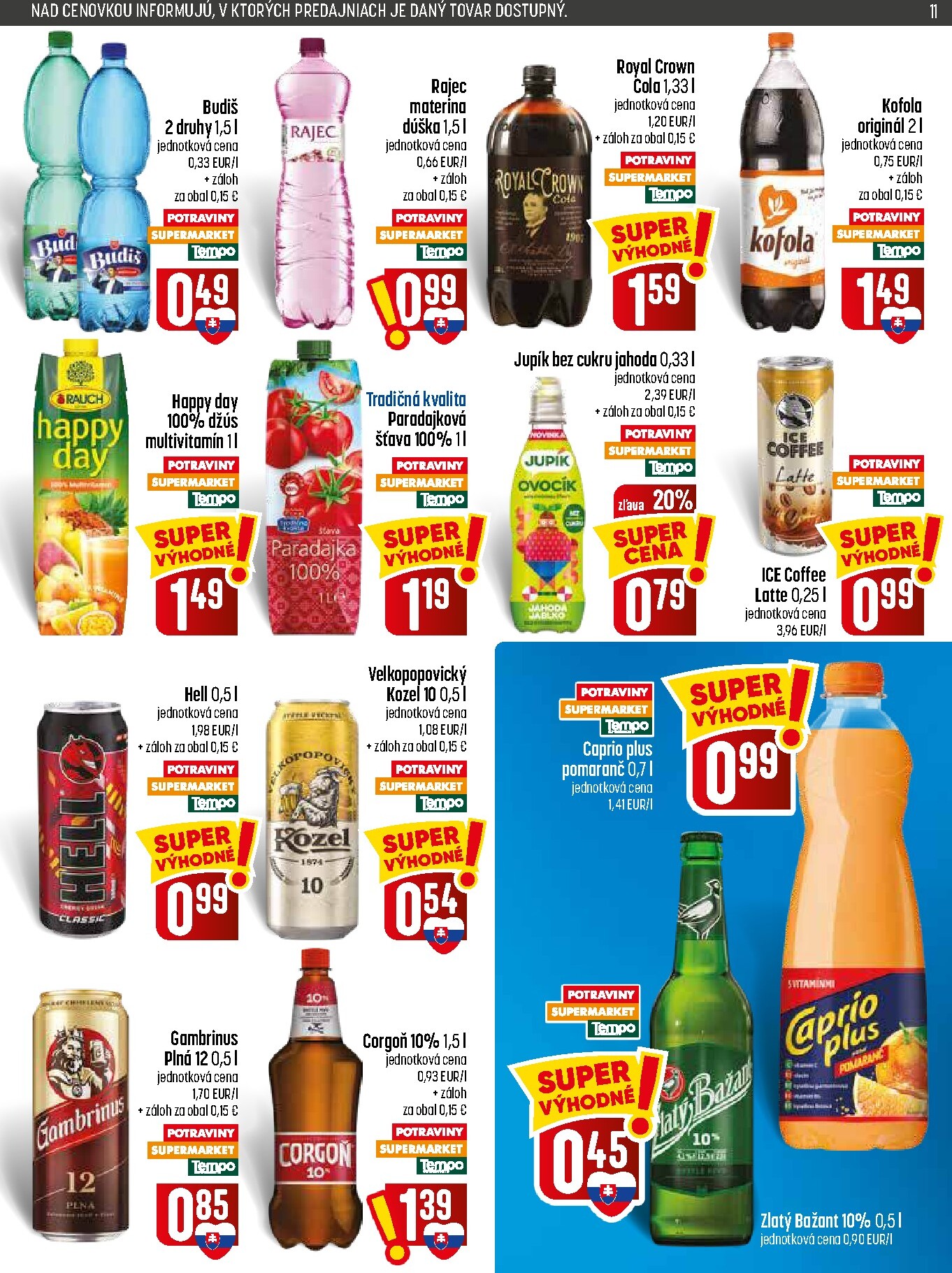 coop-jednota - Nový COOP Jednota leták od štvrtka, 06.08.2026 do stredy, 12.08.2026 - page: 11