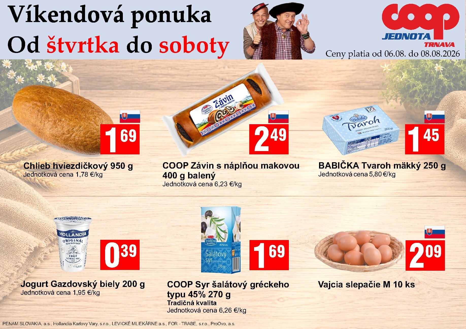 coop-jednota - Nový COOP Jednota - Trnava leták od štvrtka, 06.08.2026 do soboty, 08.08.2026