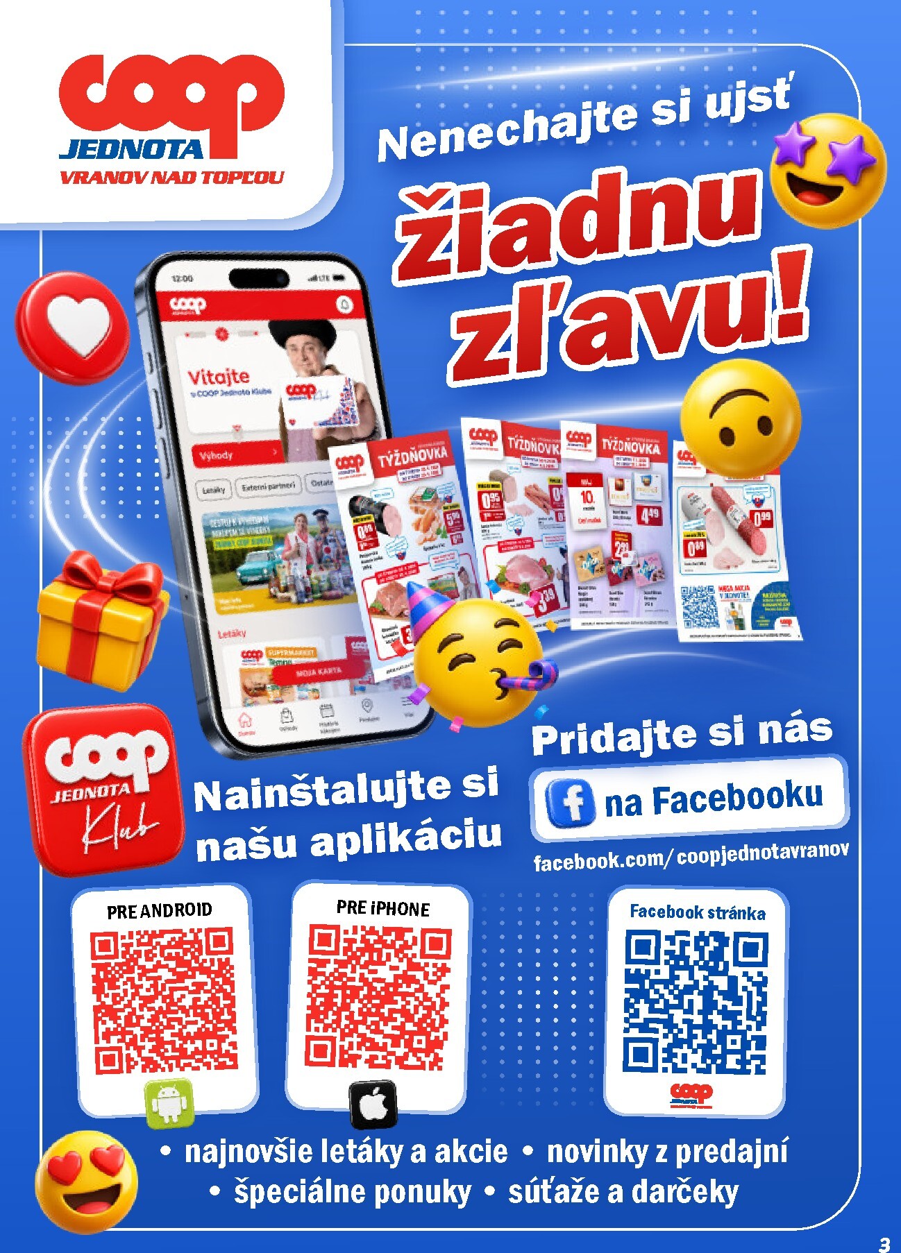 coop-jednota - Aktuálny COOP Jednota - Vranov nad Topľou leták od štvrtka, 30.07.2026 do stredy, 05.08.2026 - page: 3