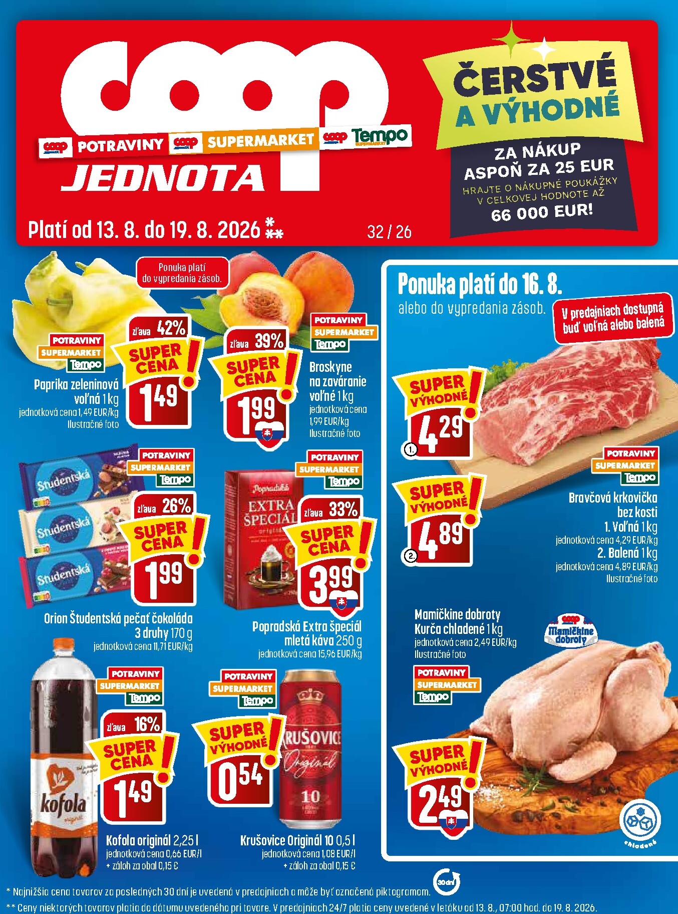 coop-jednota - Nový COOP Jednota leták od štvrtka, 13.08.2026 do stredy, 19.08.2026