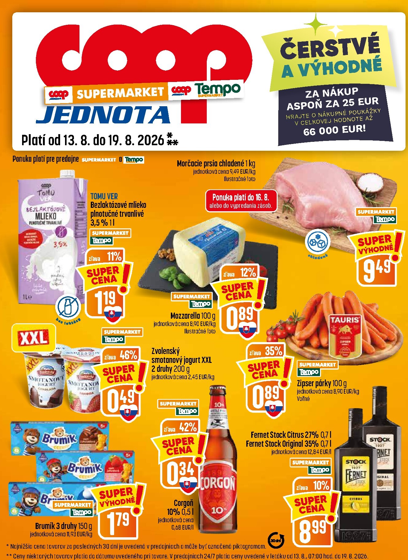 coop-jednota - Nový COOP Jednota leták od štvrtka, 13.08.2026 do stredy, 19.08.2026 - page: 13